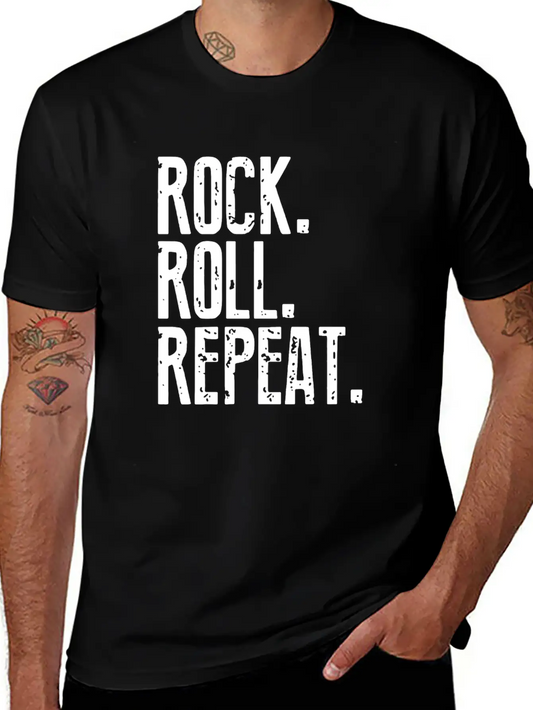 Rock Roll Timeless Short Sleeve Tee – Comfy And Minimalist Design