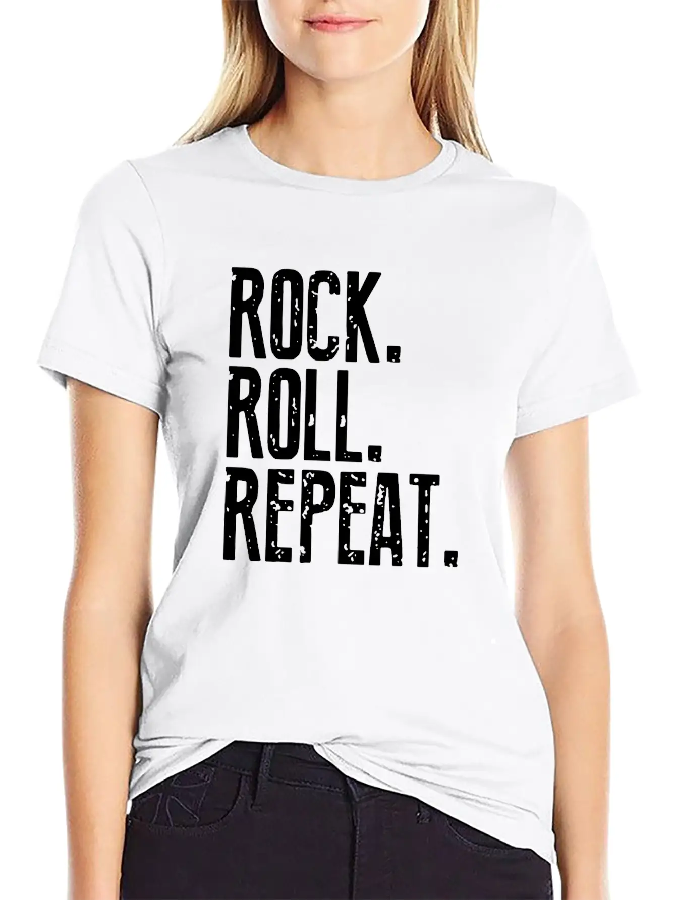 Rock Roll Timeless Short Sleeve Tee – Comfy And Minimalist Design