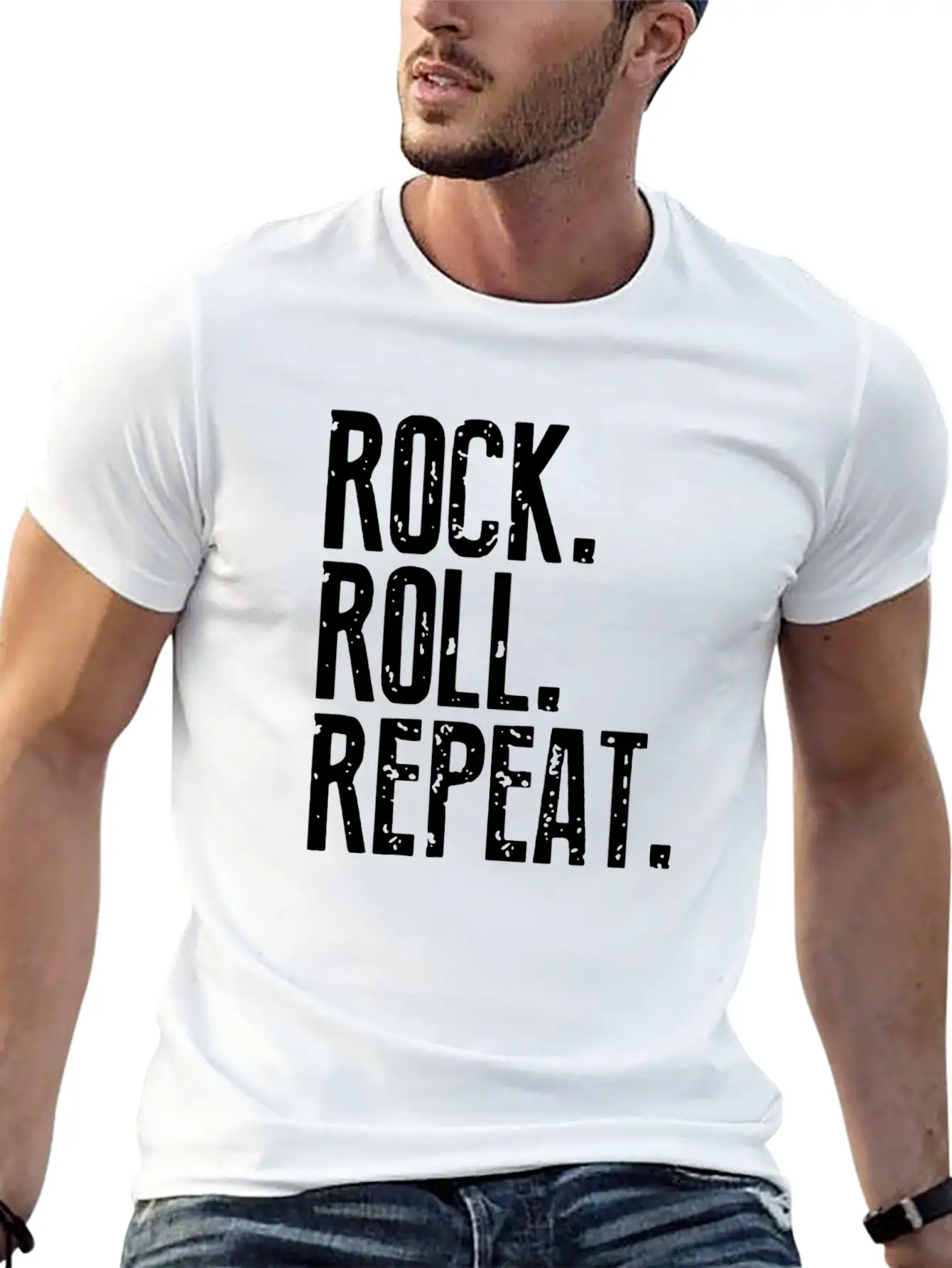 Rock Roll Timeless Short Sleeve Tee – Comfy And Minimalist Design