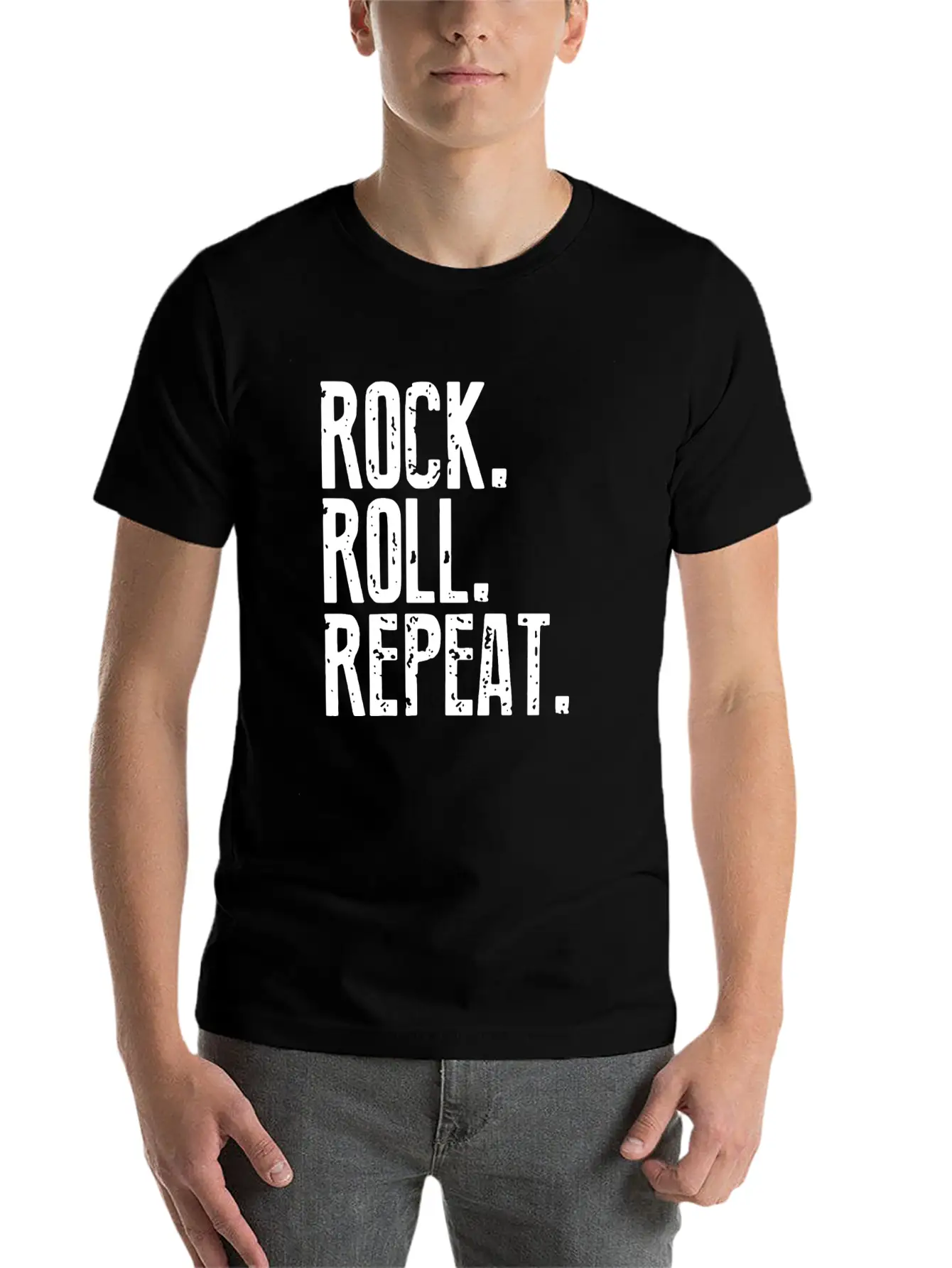 Rock Roll Timeless Short Sleeve Tee – Comfy And Minimalist Design