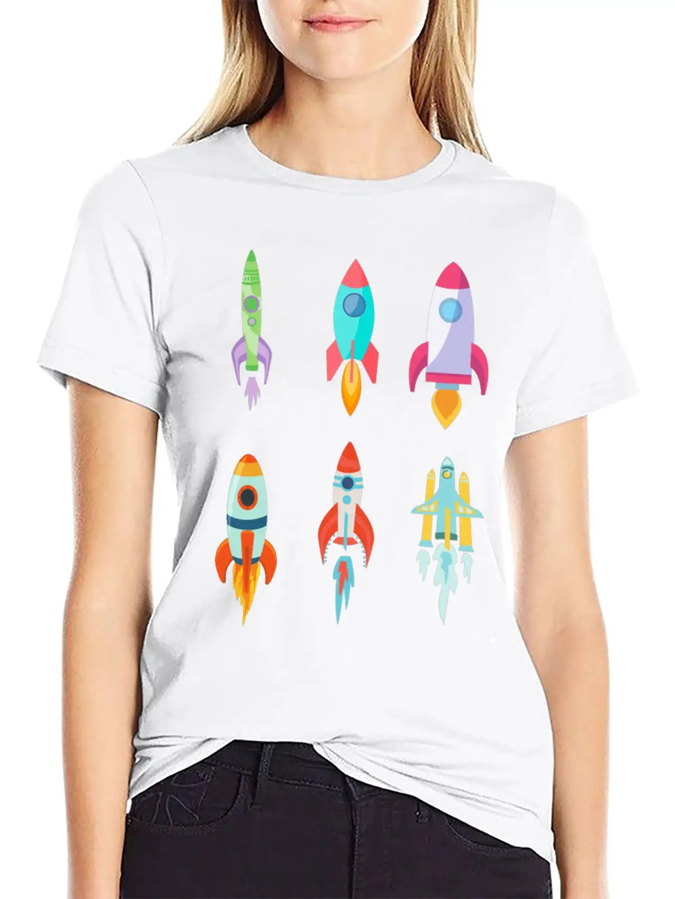 Rockets - Rocket Pack Unisex Casual T-Shirt – Clean Design For Daily Comfort