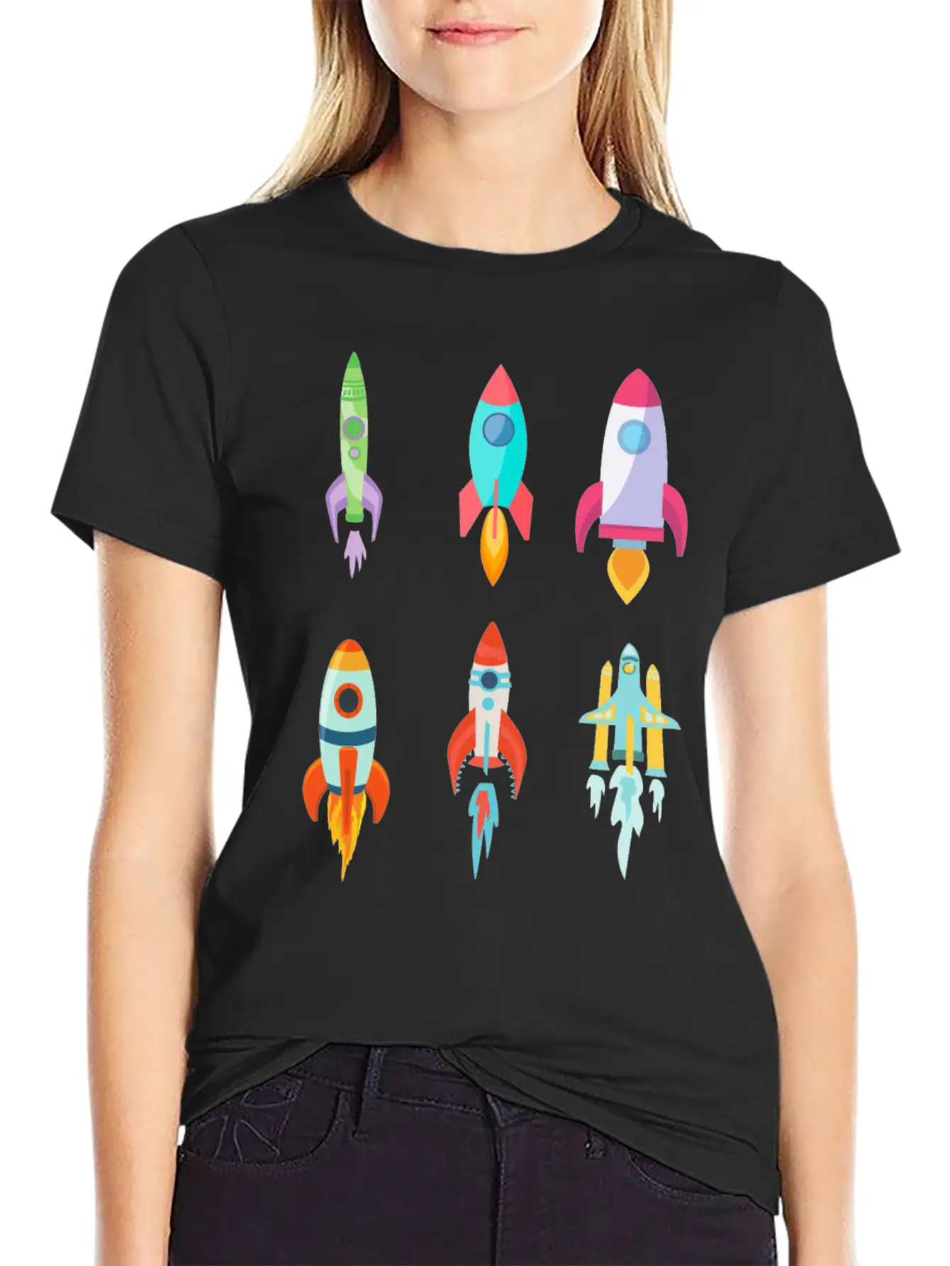 Rockets - Rocket Pack Unisex Casual T-Shirt – Clean Design For Daily Comfort