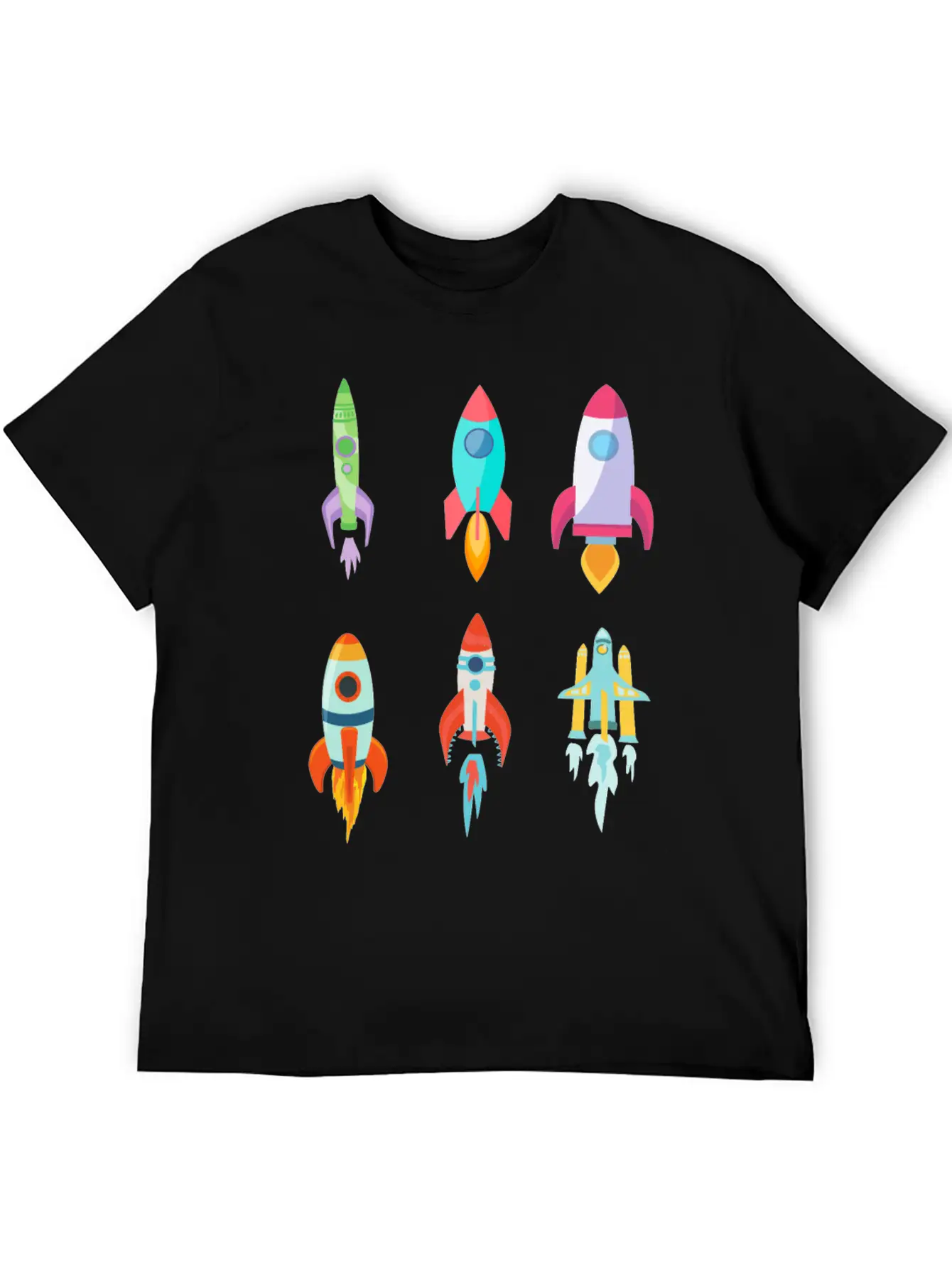 Rockets - Rocket Pack Unisex Casual T-Shirt – Clean Design For Daily Comfort