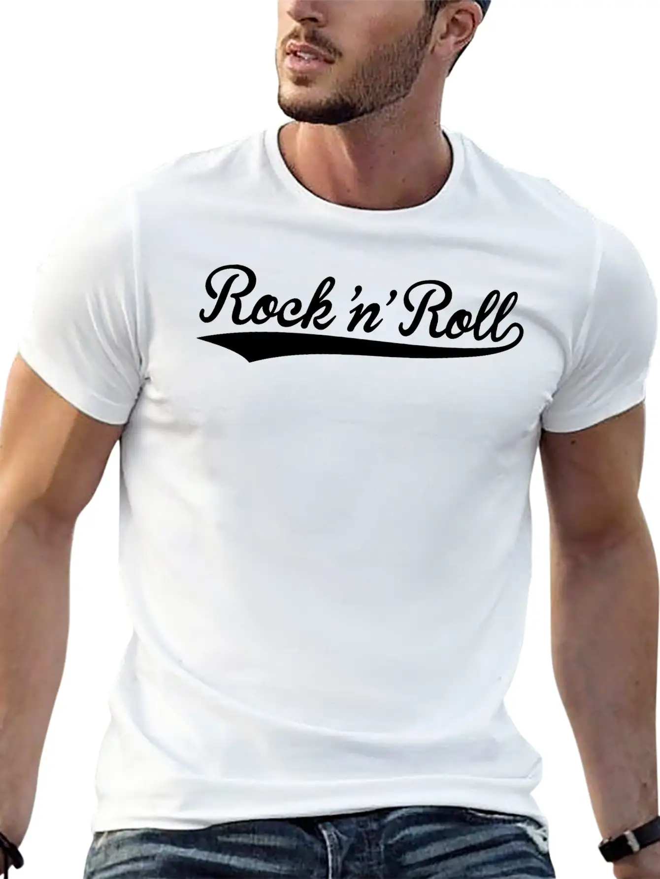 Rock'n'Roll Essential Unisex Summer Tee – Soft Cotton Casual Fit