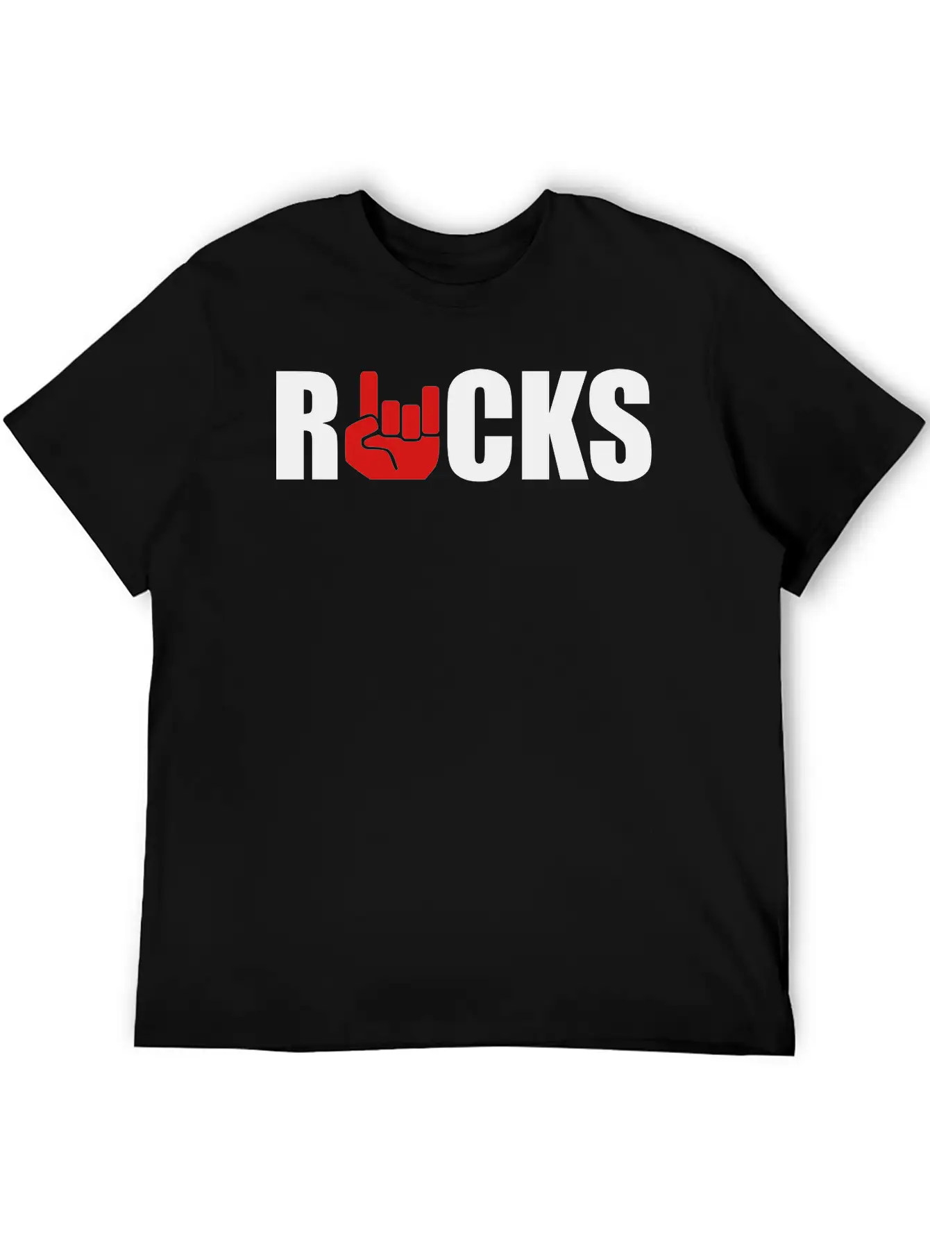 Rocks Essential Unisex Summer Tee – Soft Cotton Casual Fit