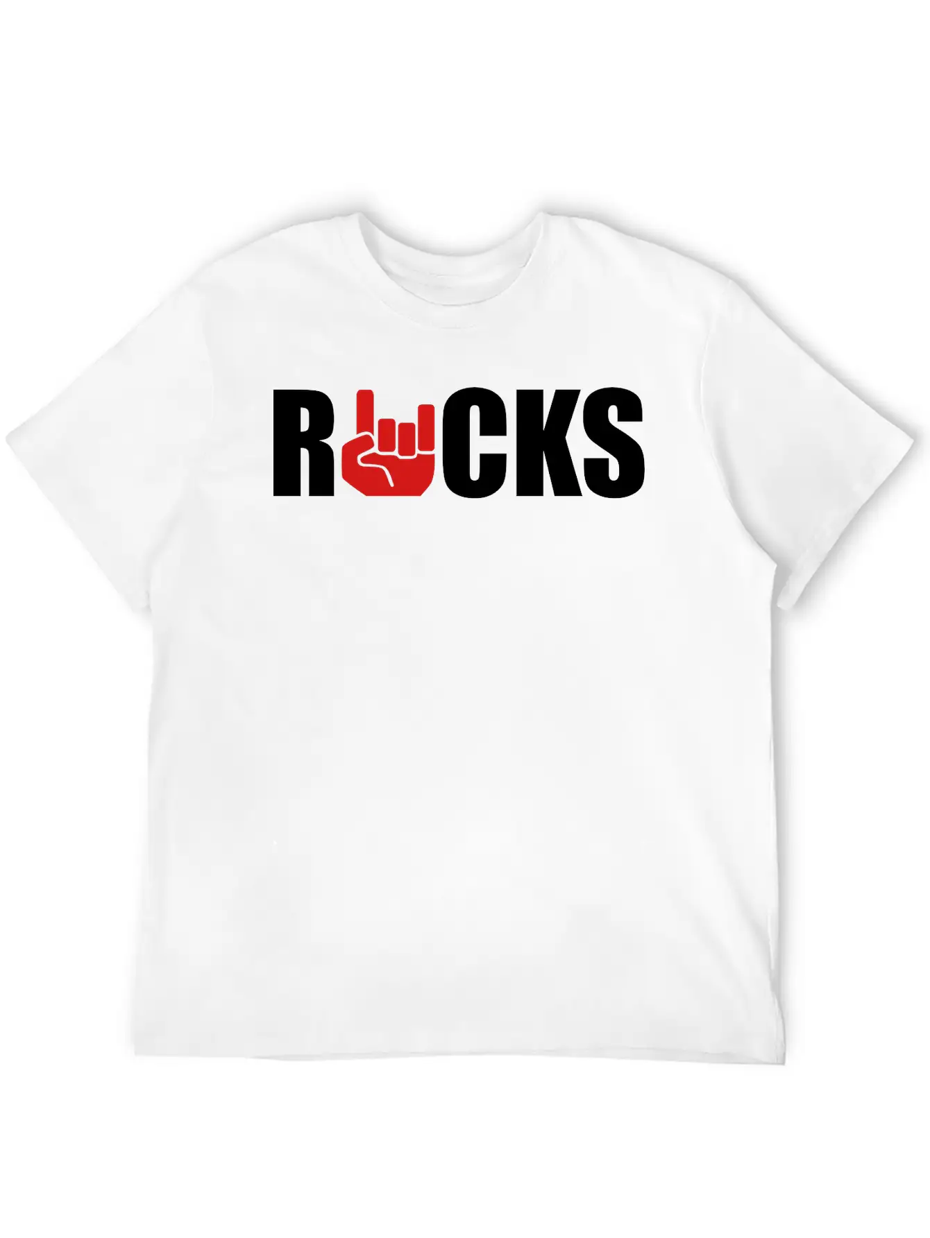 Rocks Essential Unisex Summer Tee – Soft Cotton Casual Fit