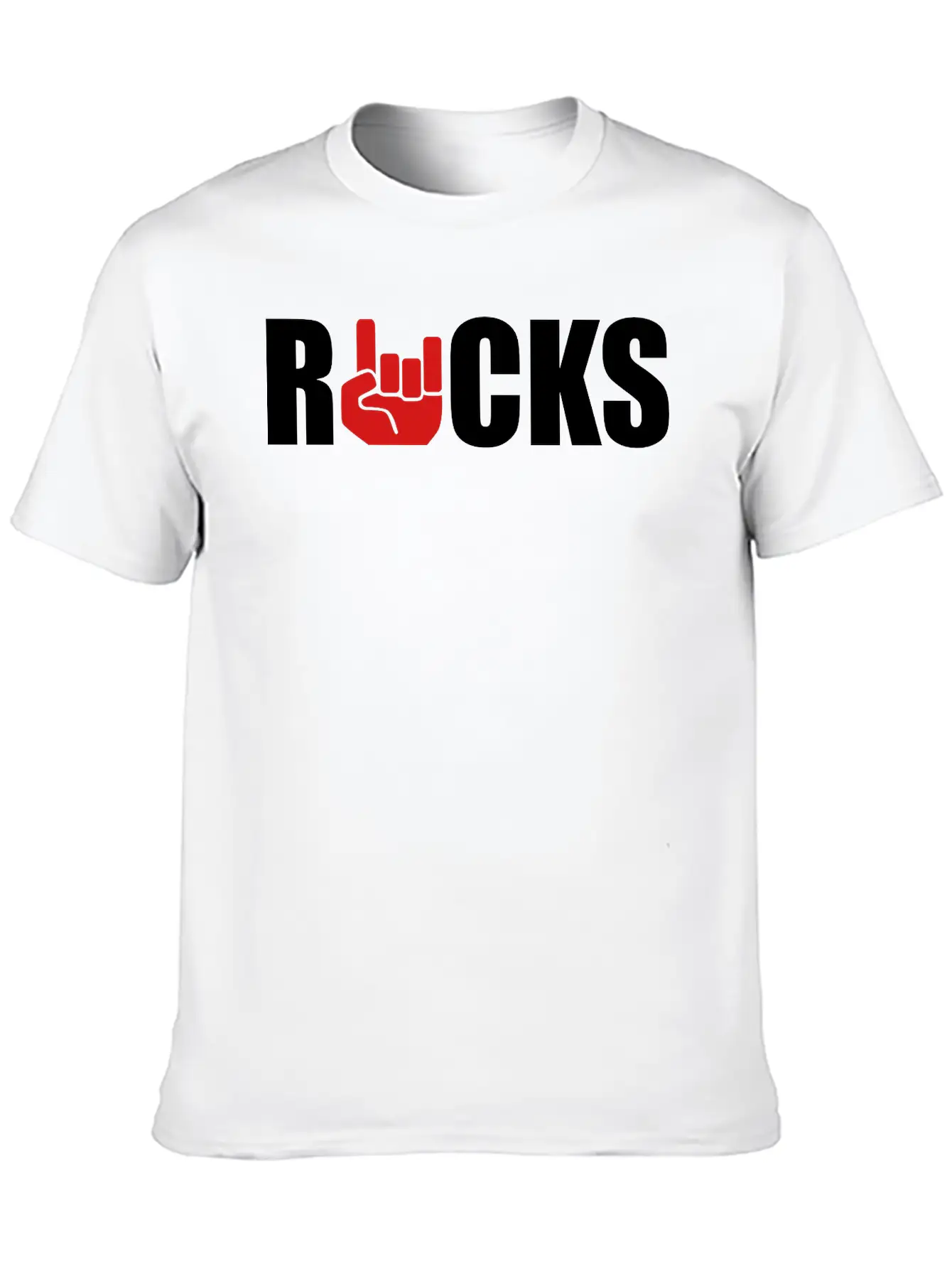 Rocks Essential Unisex Summer Tee – Soft Cotton Casual Fit