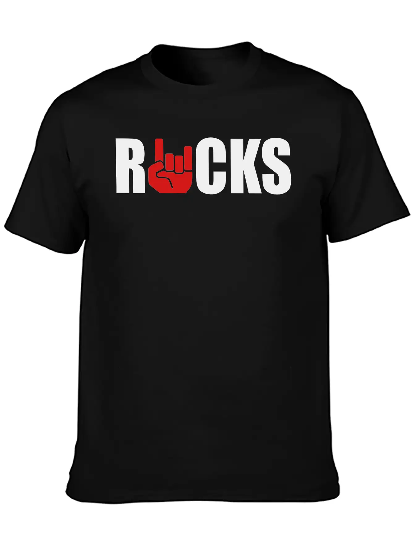 Rocks Essential Unisex Summer Tee – Soft Cotton Casual Fit