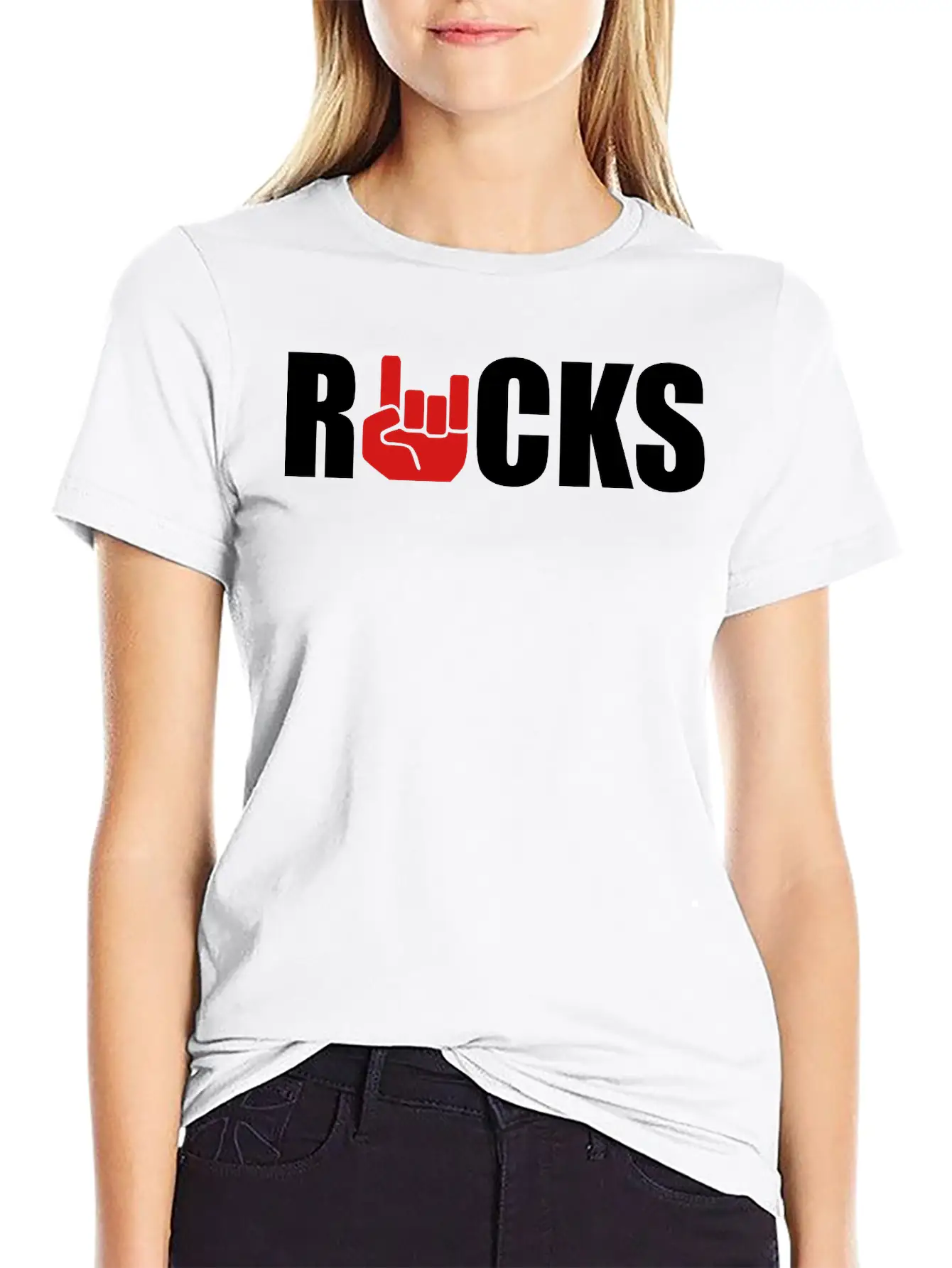 Rocks Essential Unisex Summer Tee – Soft Cotton Casual Fit