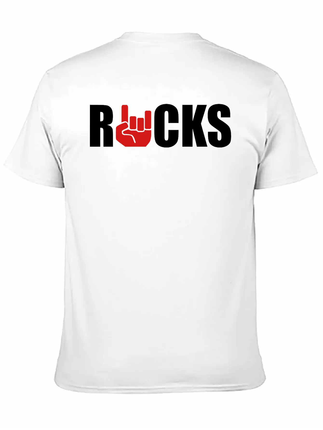 Rocks Essential Unisex Summer Tee – Soft Cotton Casual Fit