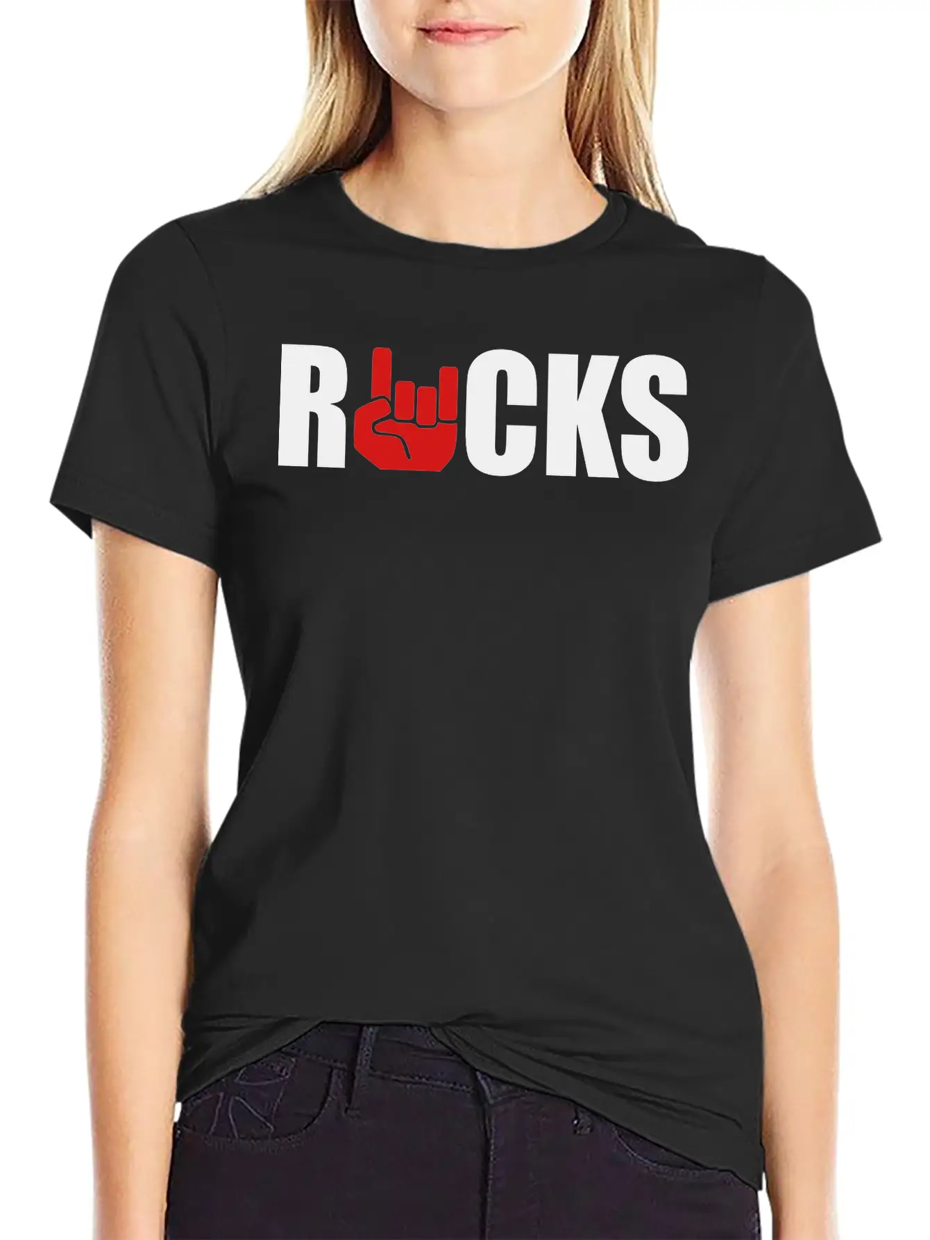 Rocks Essential Unisex Summer Tee – Soft Cotton Casual Fit