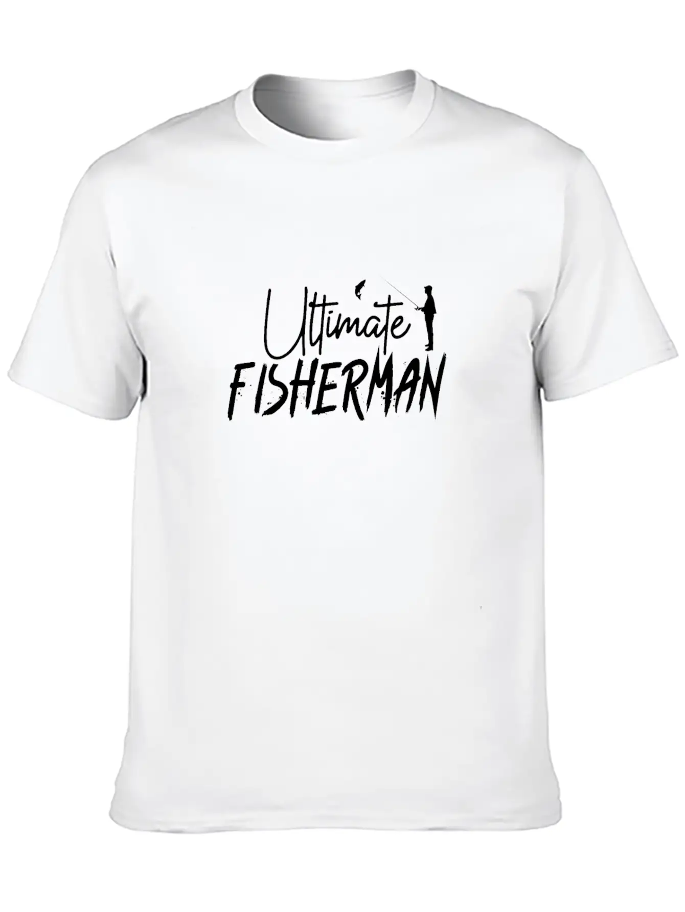Rod Fish Hook Fisher Fisherman Fishing Stylish Everyday T-Shirt – Unisex Basic Cotton Tee