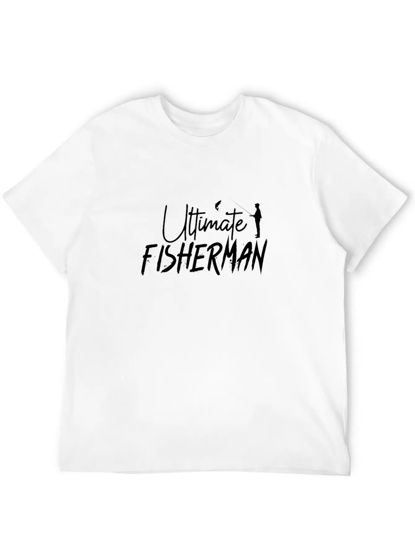 Rod Fish Hook Fisher Fisherman Fishing Stylish Everyday T-Shirt – Unisex Basic Cotton Tee