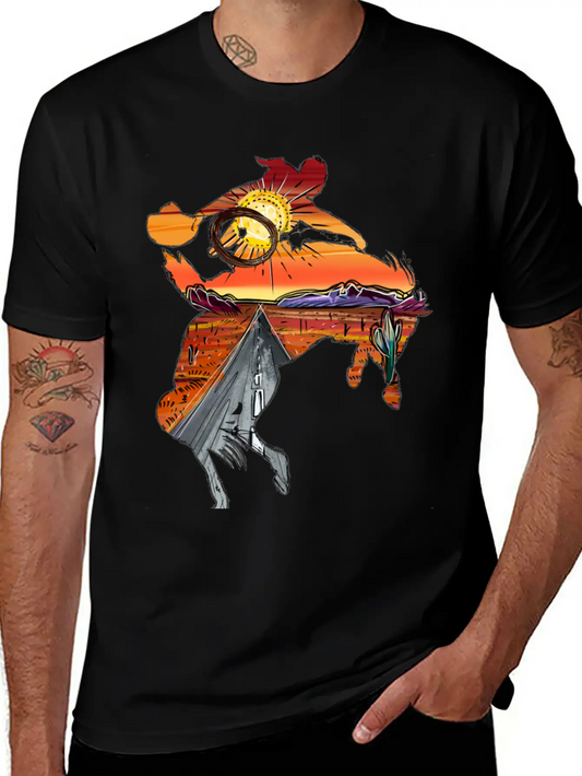 Rodeo Desert Timeless Short Sleeve Tee – Comfy And Minimalist Design