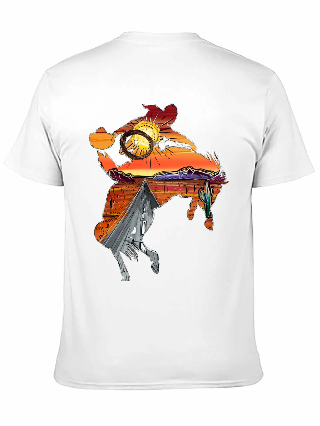 Rodeo Desert Timeless Short Sleeve Tee – Comfy And Minimalist Design