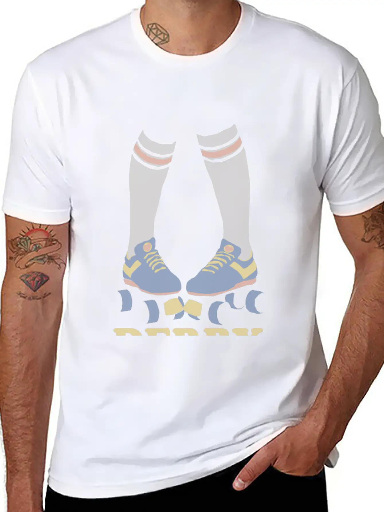 Roller Derby Stylish Everyday T-Shirt – Unisex Basic Cotton Tee