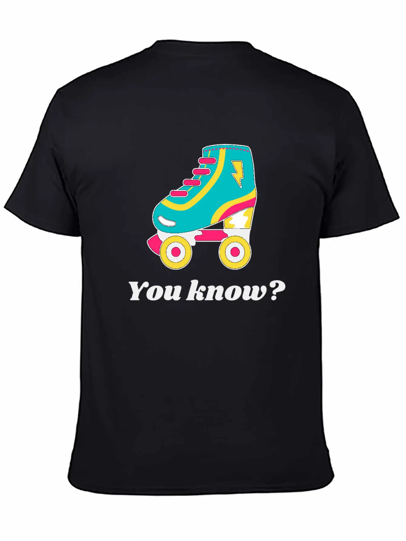 Roller Skates - 90s Style Timeless Short Sleeve Tee – Comfy And Minimalist Design