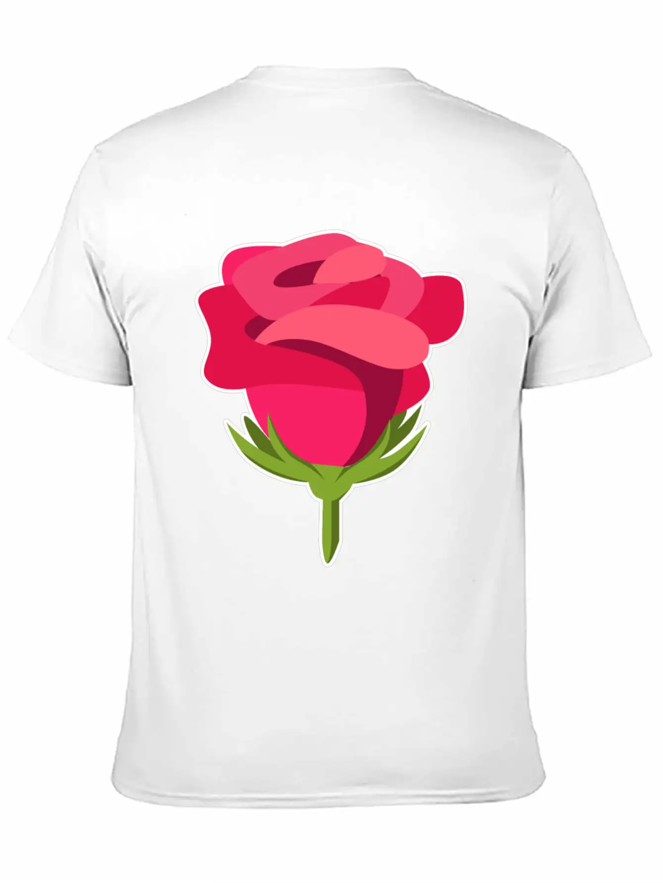 Rose Petals Bud Flower Pretty Gift Idea Unisex Short Sleeve Soft Cotton T-Shirt – Casual Everyday Wear