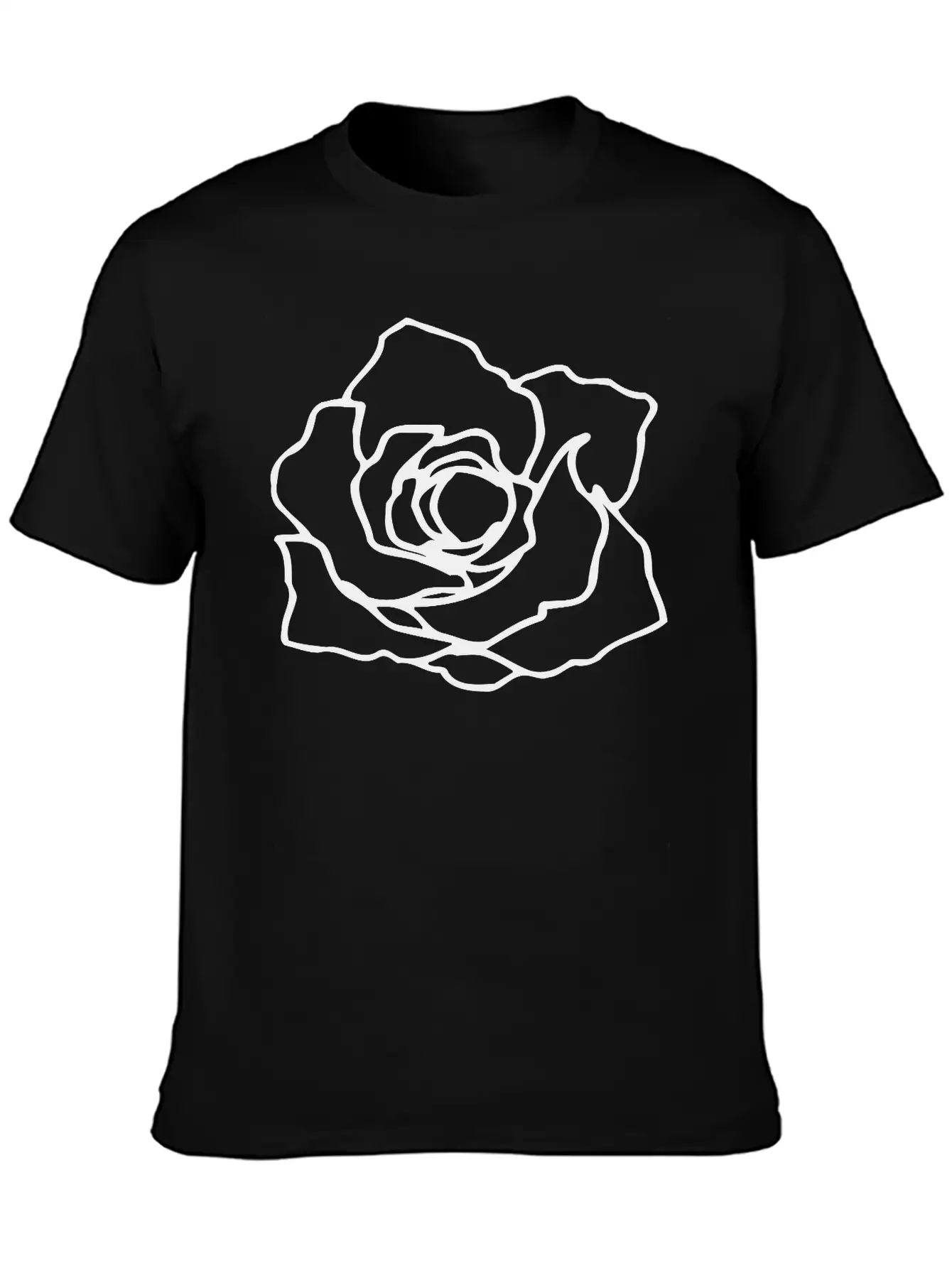 Rose Stylish Everyday T-Shirt – Unisex Basic Cotton Tee