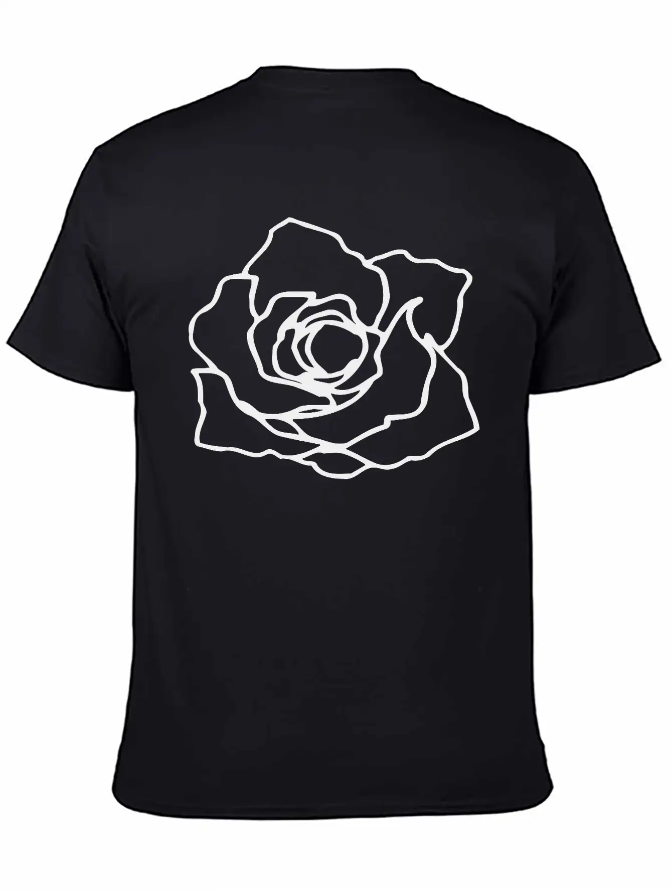 Rose Stylish Everyday T-Shirt – Unisex Basic Cotton Tee