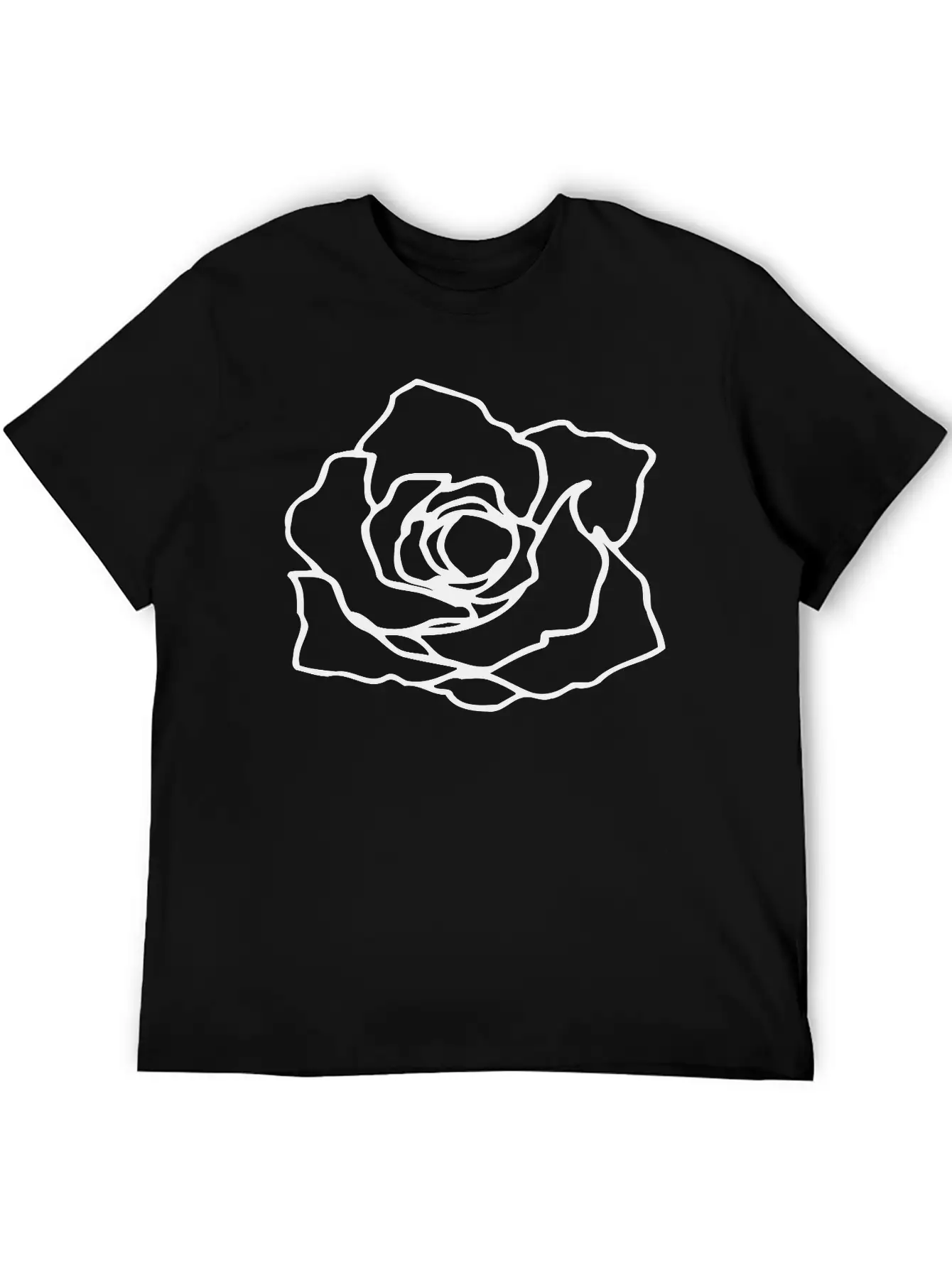 Rose Stylish Everyday T-Shirt – Unisex Basic Cotton Tee