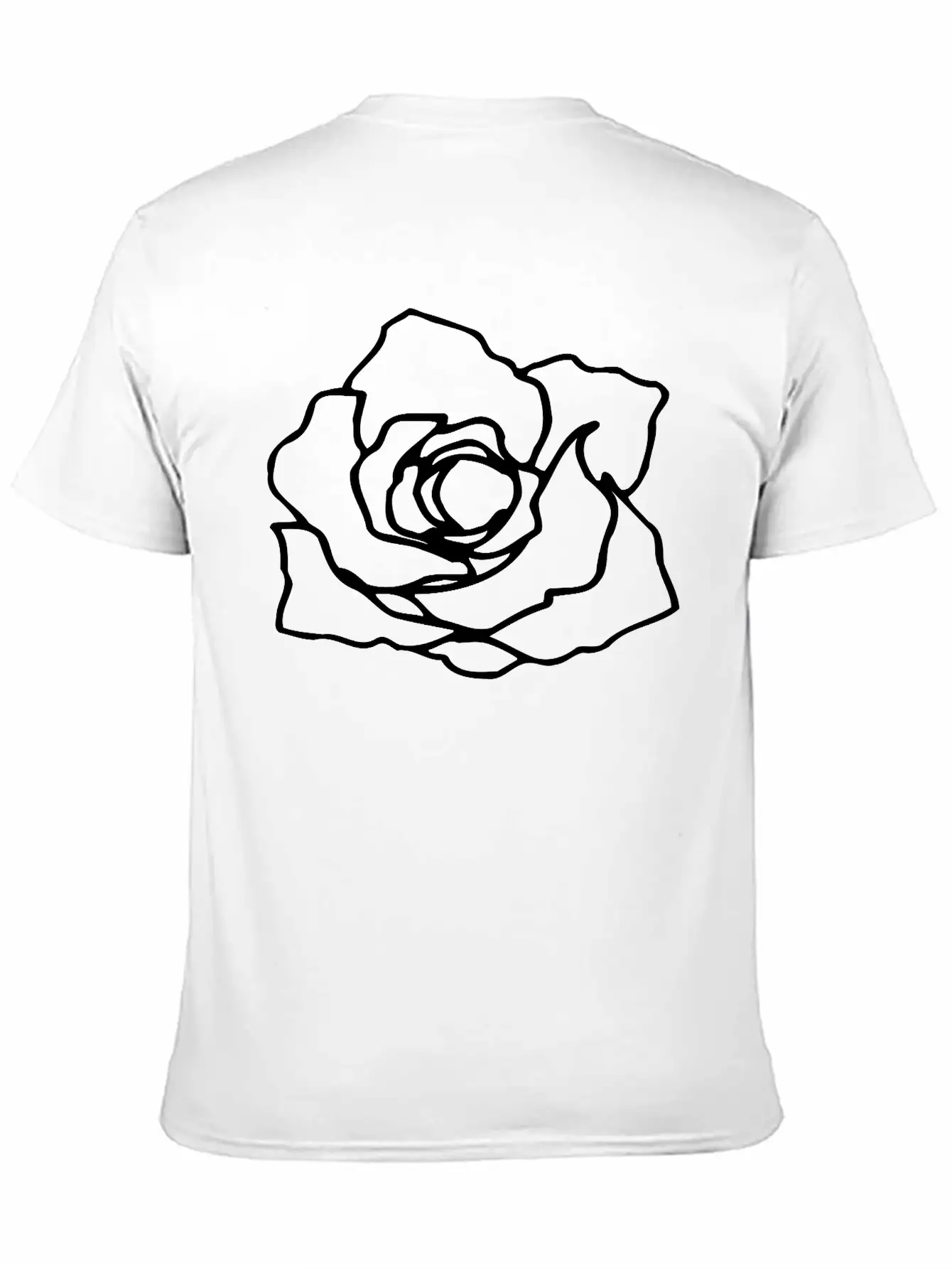 Rose Stylish Everyday T-Shirt – Unisex Basic Cotton Tee