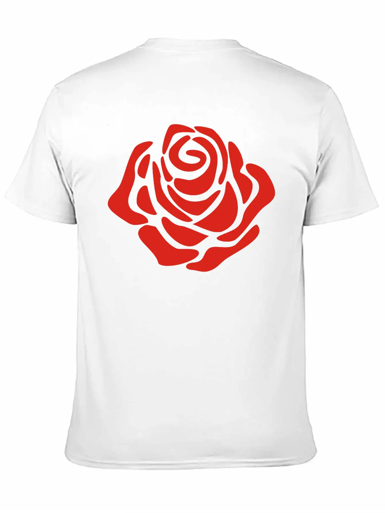 Rose Unisex Short Sleeve Soft Cotton T-Shirt – Casual Everyday Wear