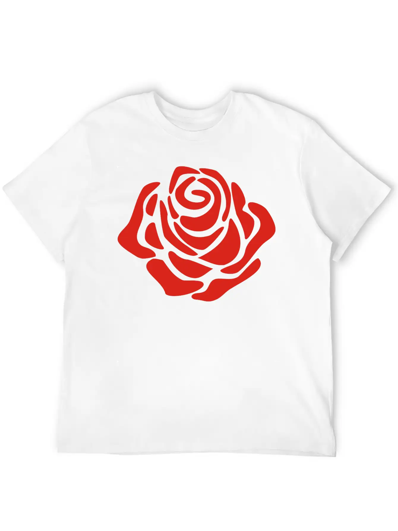 Rose Unisex Short Sleeve Soft Cotton T-Shirt – Casual Everyday Wear