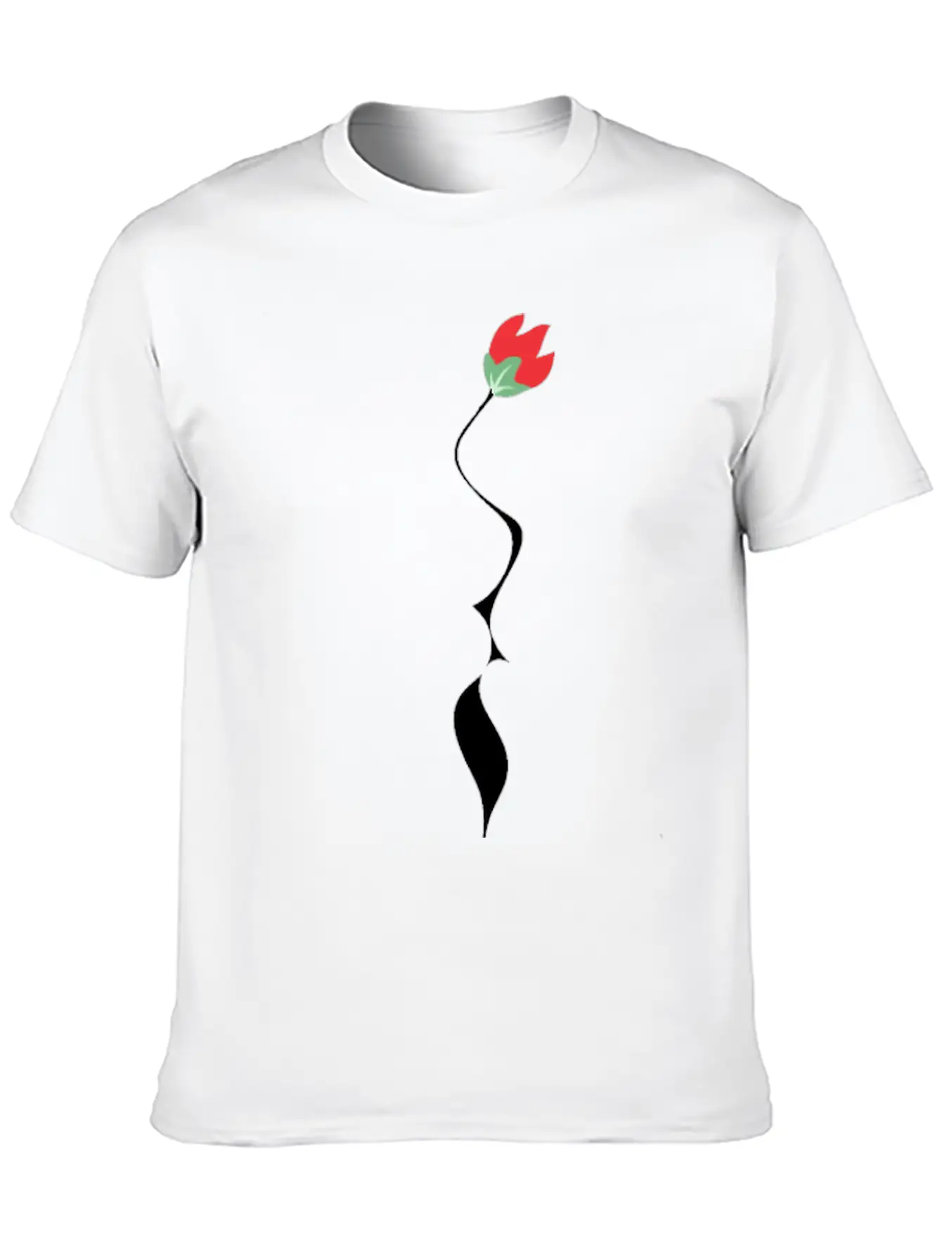 ROSES KISS Valentine Basic Graphic T-Shirt – Daily Comfort In Soft Cotton