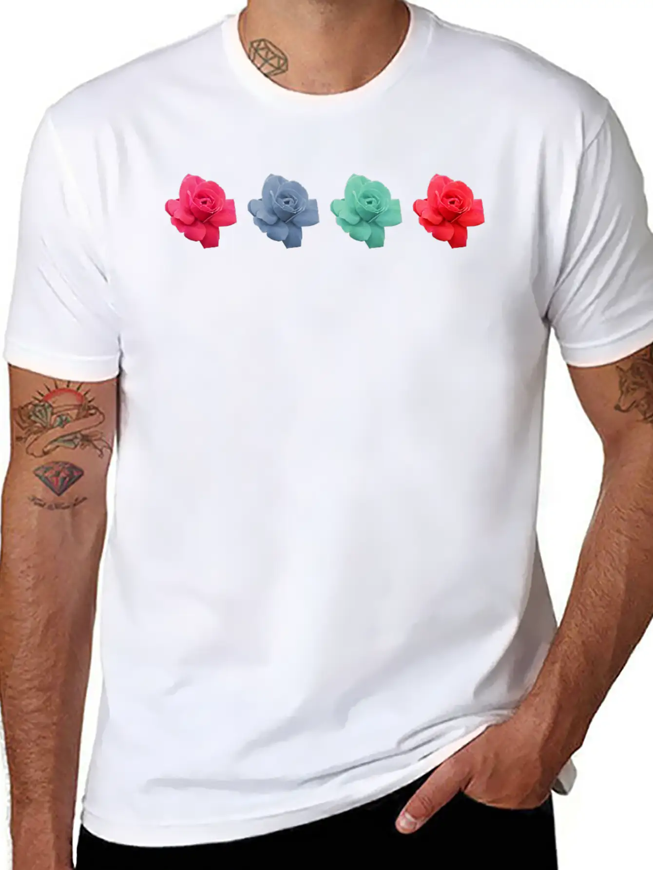 Roses Rosen Flowers Blumen Garden Garten Timeless Short Sleeve Tee – Comfy And Minimalist Design