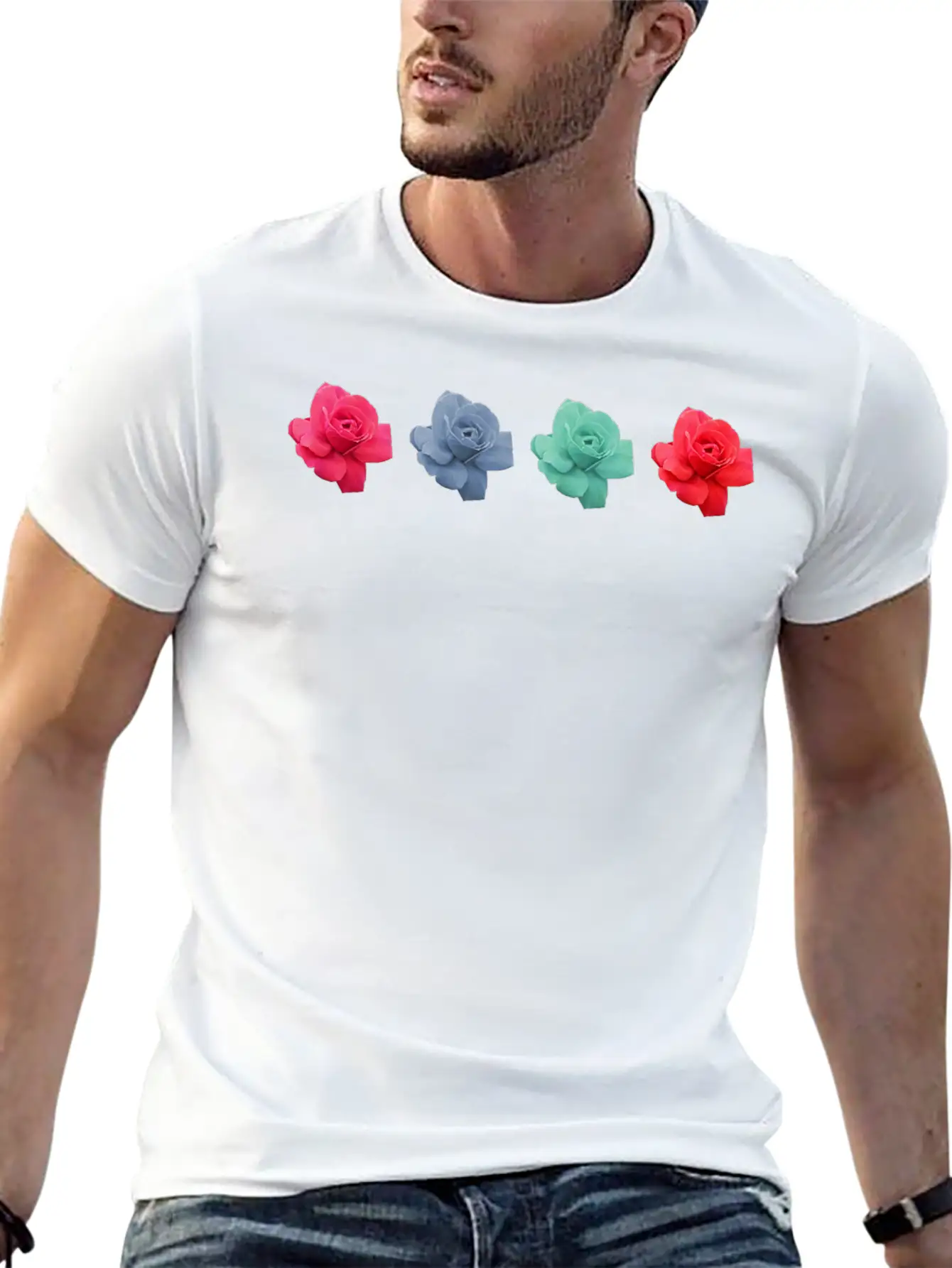 Roses Rosen Flowers Blumen Garden Garten Timeless Short Sleeve Tee – Comfy And Minimalist Design