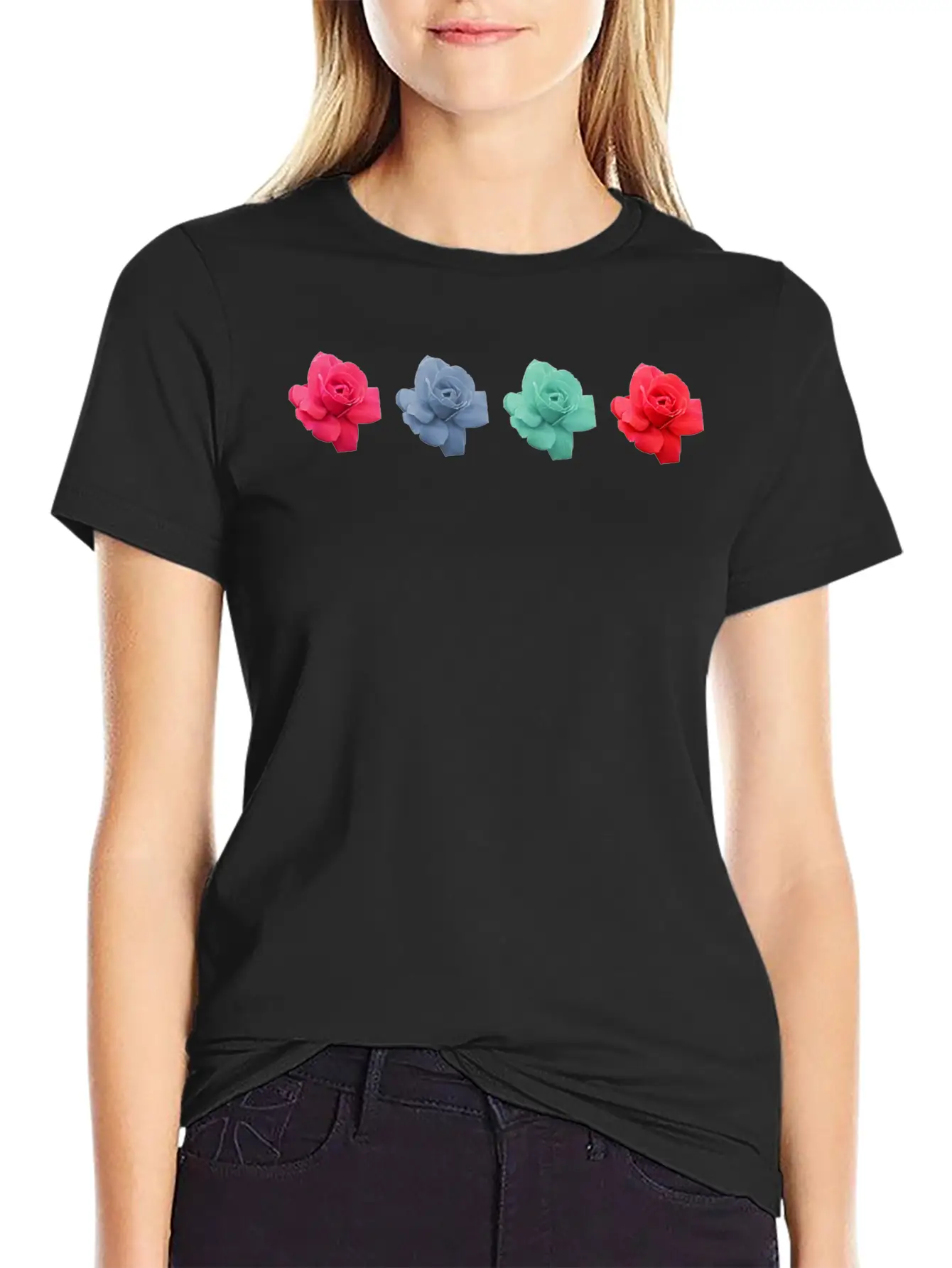 Roses Rosen Flowers Blumen Garden Garten Timeless Short Sleeve Tee – Comfy And Minimalist Design