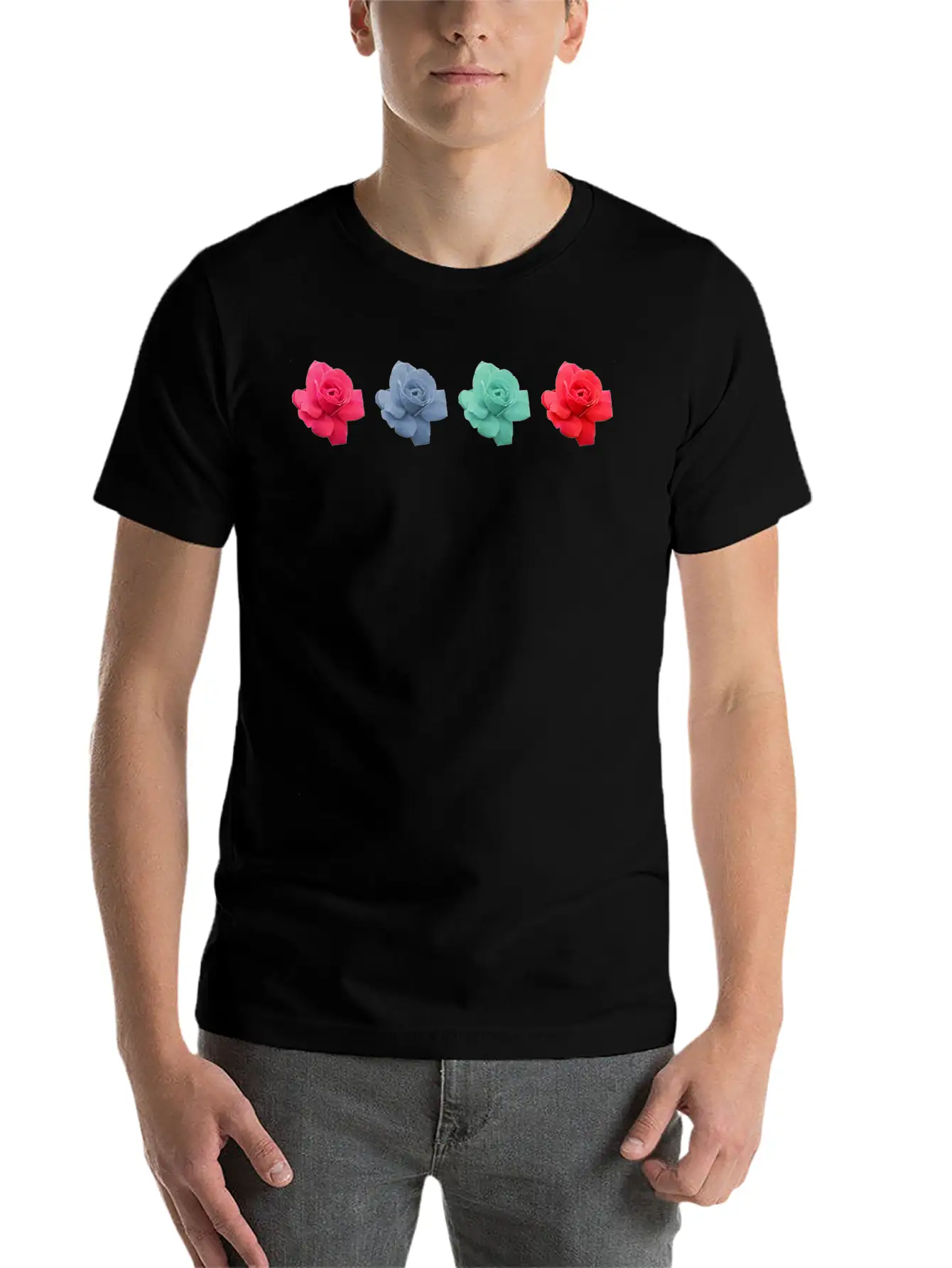 Roses Rosen Flowers Blumen Garden Garten Timeless Short Sleeve Tee – Comfy And Minimalist Design