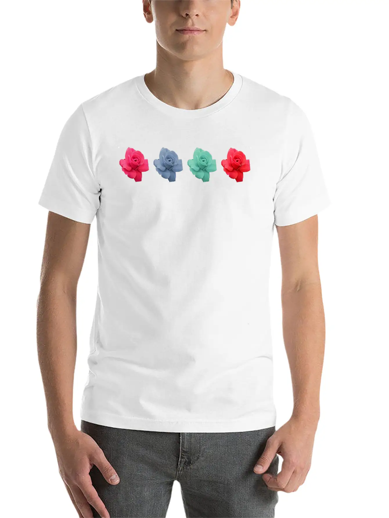 Roses Rosen Flowers Blumen Garden Garten Timeless Short Sleeve Tee – Comfy And Minimalist Design