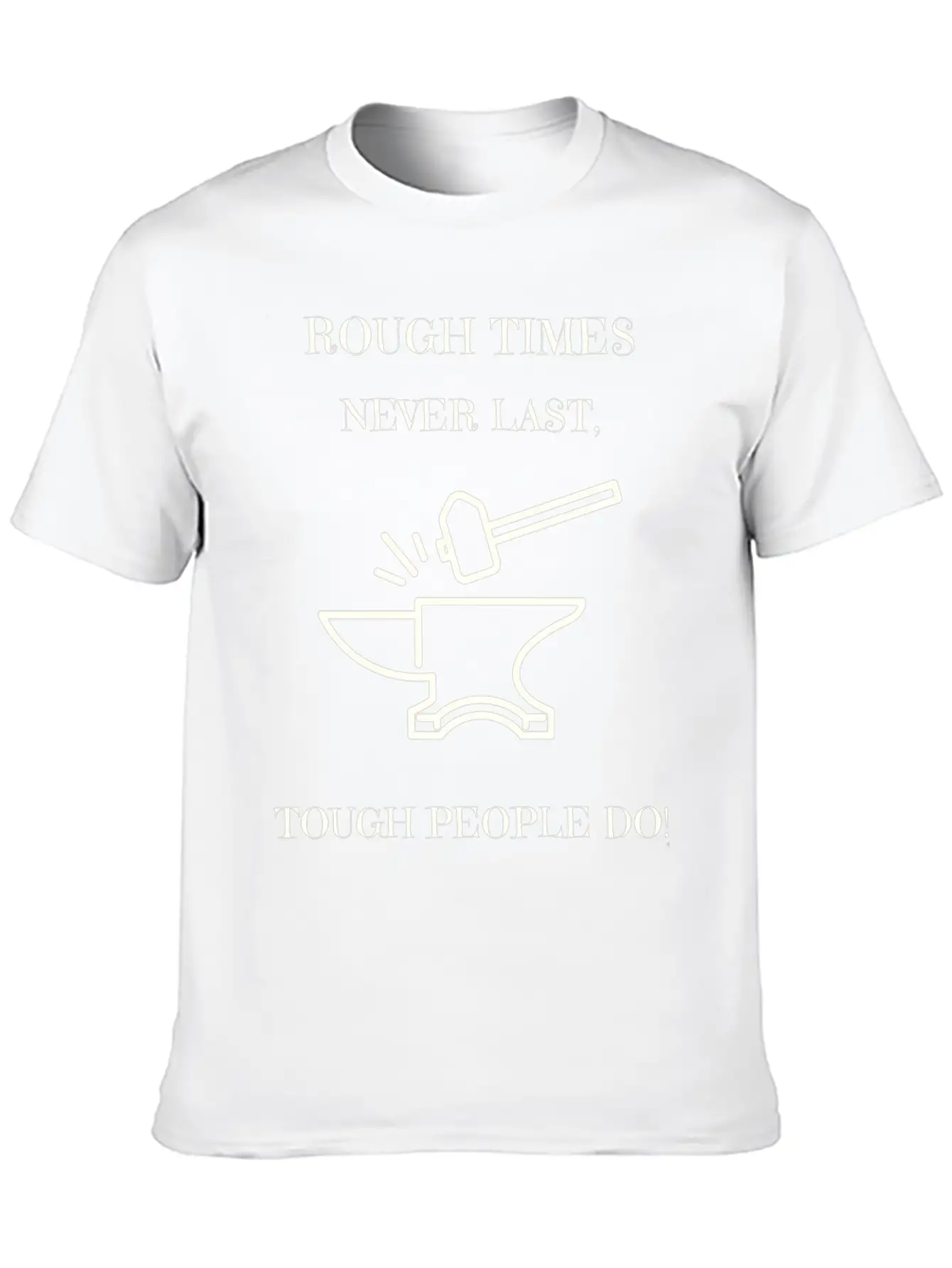Rough Times Never Last Though People Do Timeless Short Sleeve Tee – Comfy And Minimalist Design