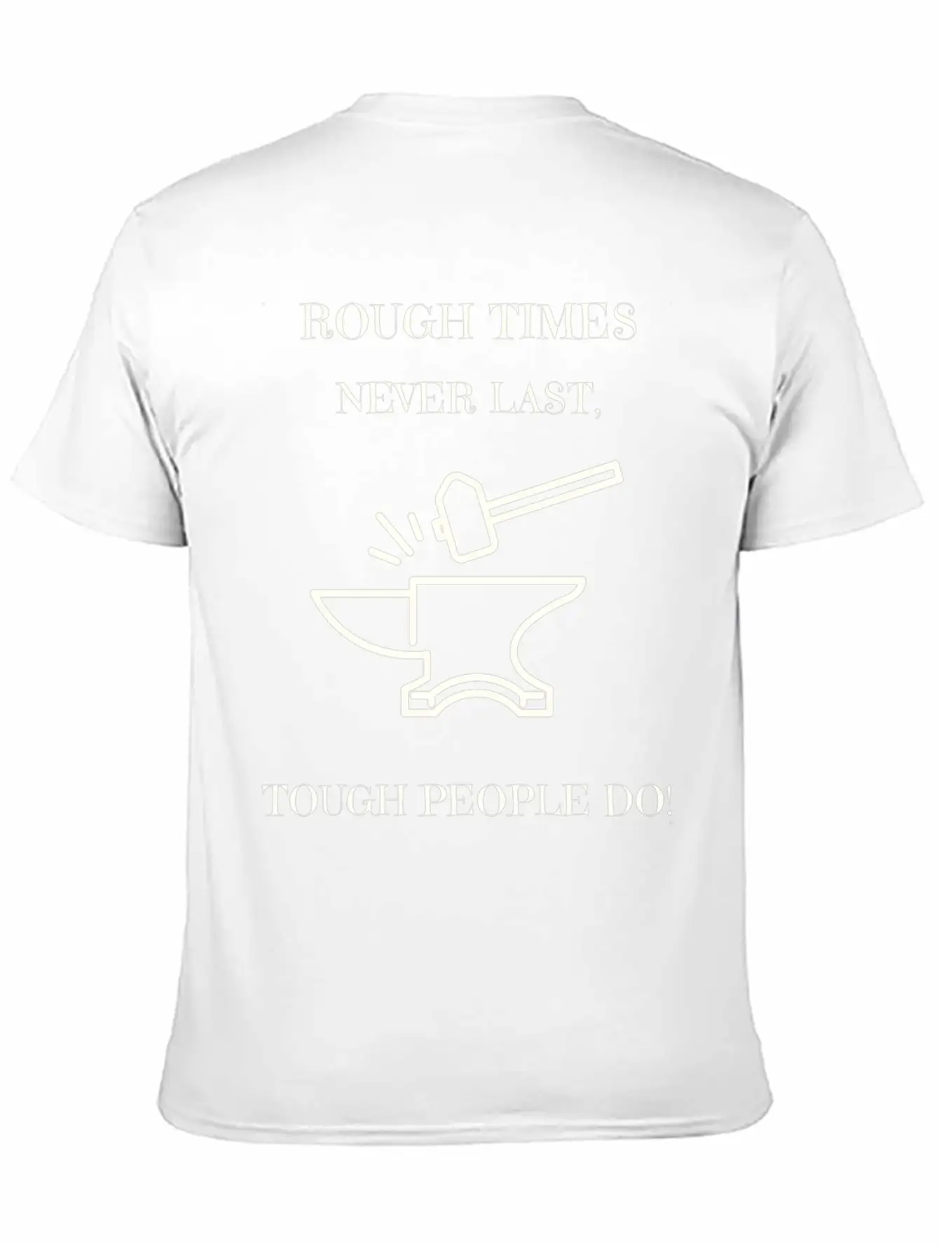 Rough Times Never Last Though People Do Timeless Short Sleeve Tee – Comfy And Minimalist Design