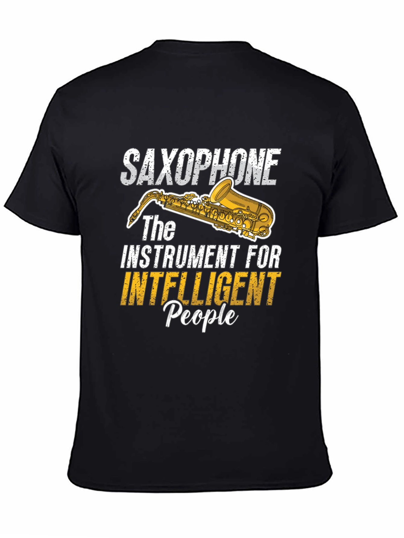 Saxophone Intelligent People Graphic Tee