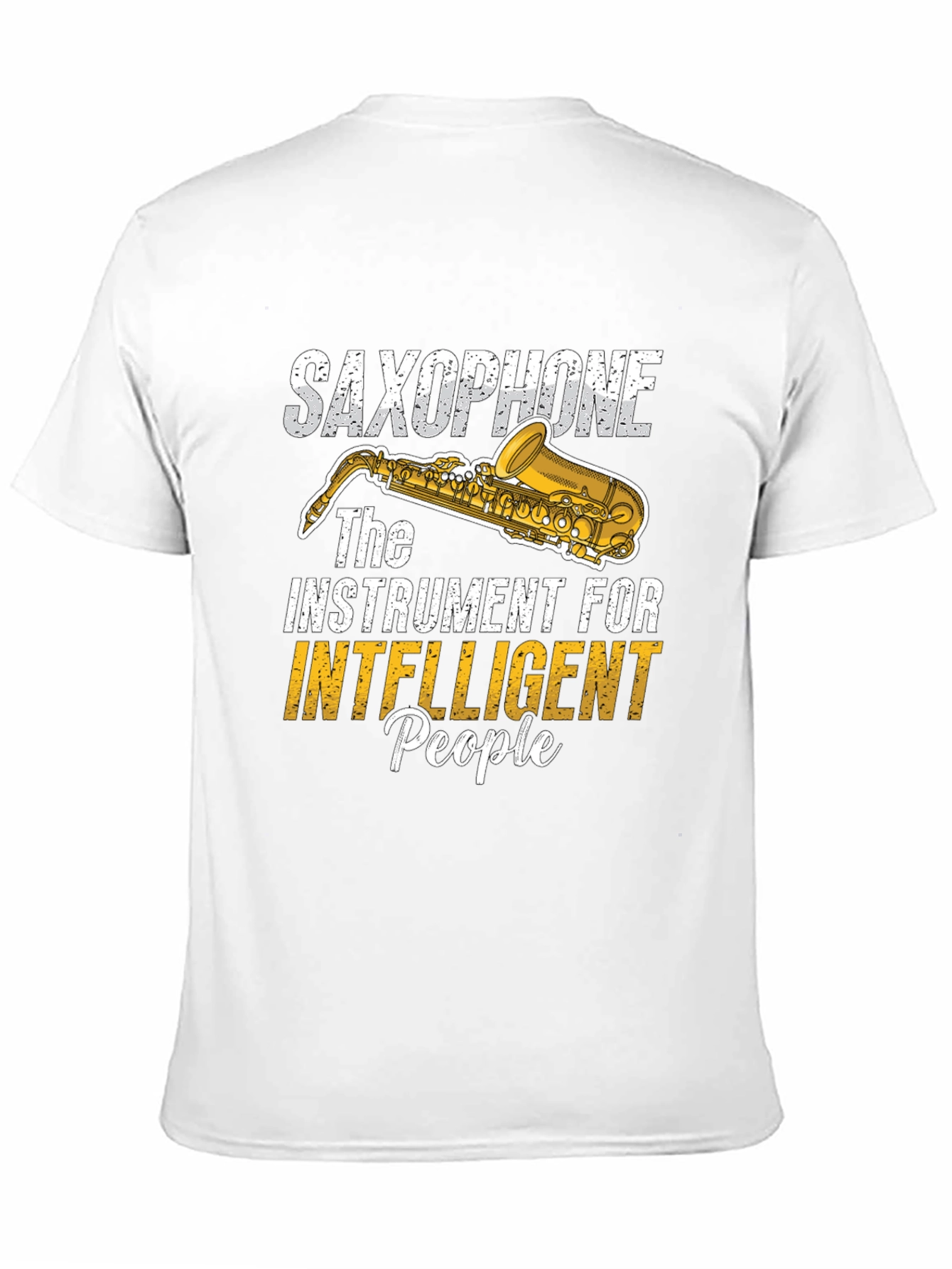 Saxophone Intelligent People Graphic Tee