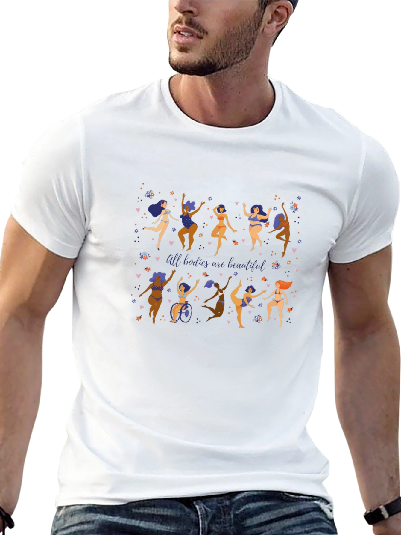 All Bodies Are Beautiful Graphic Tee