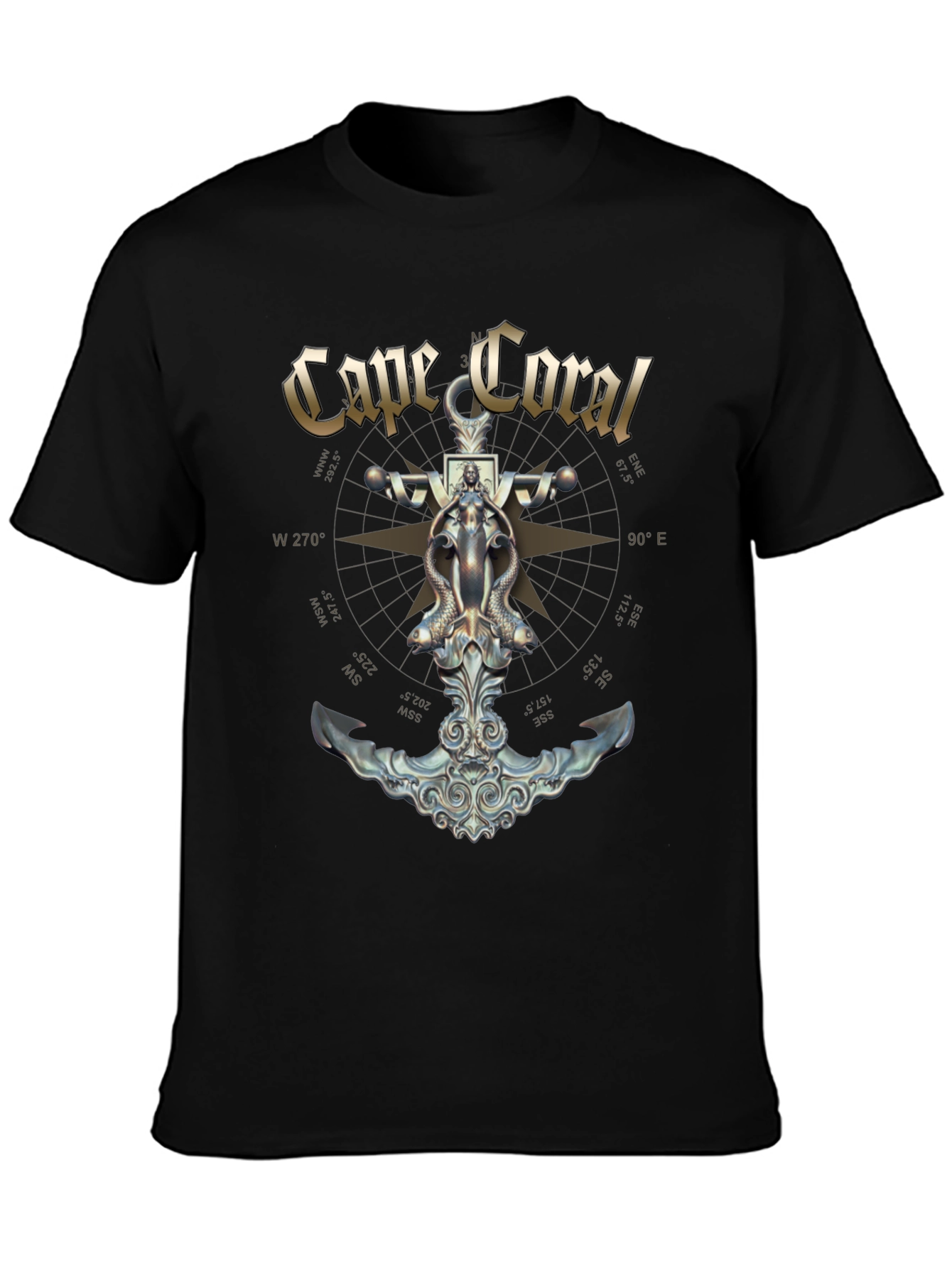 Cape Coral Nautical Anchor T-Shirt