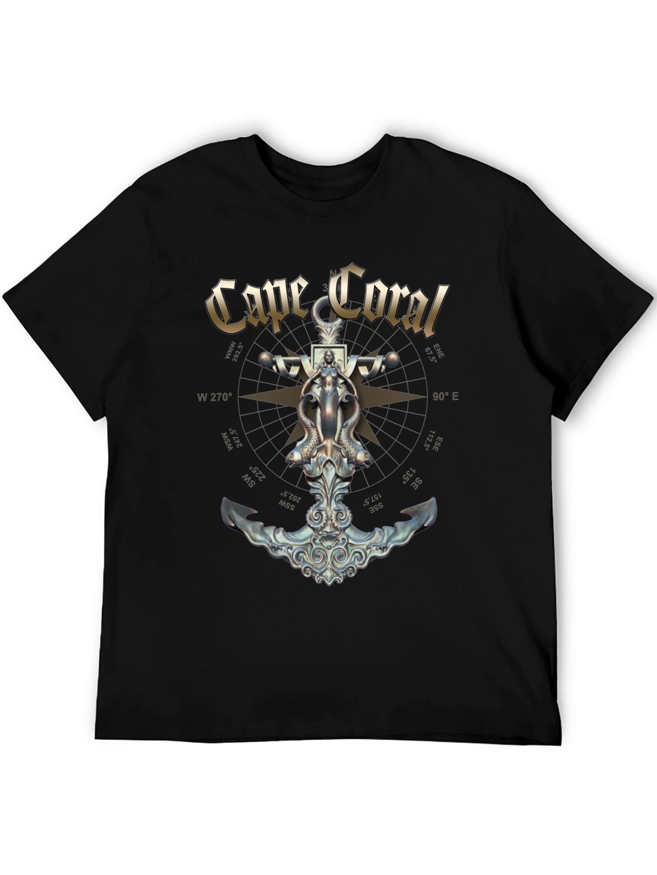 Cape Coral Nautical Anchor T-Shirt
