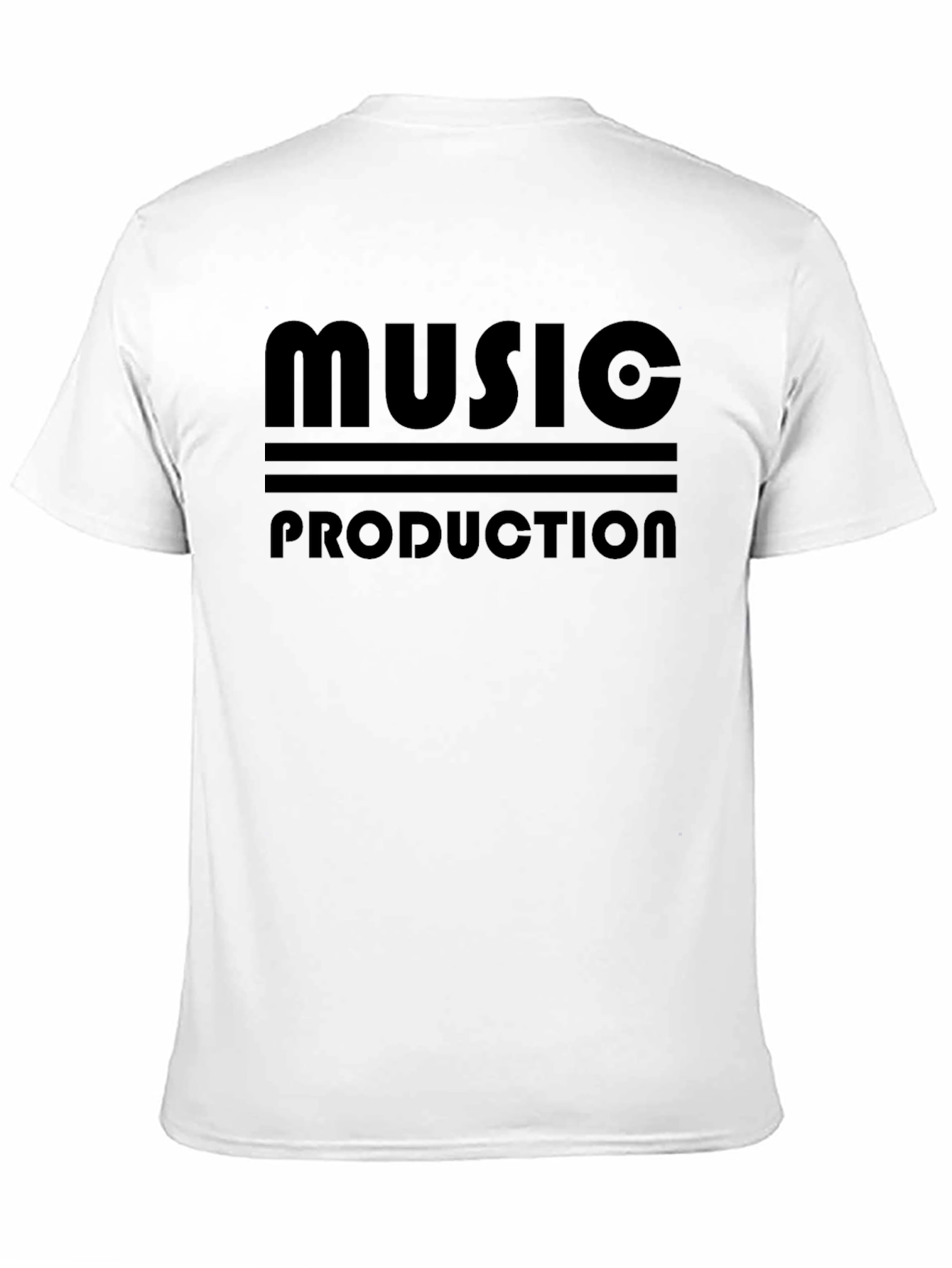 Music Production Black Graphic T-Shirt