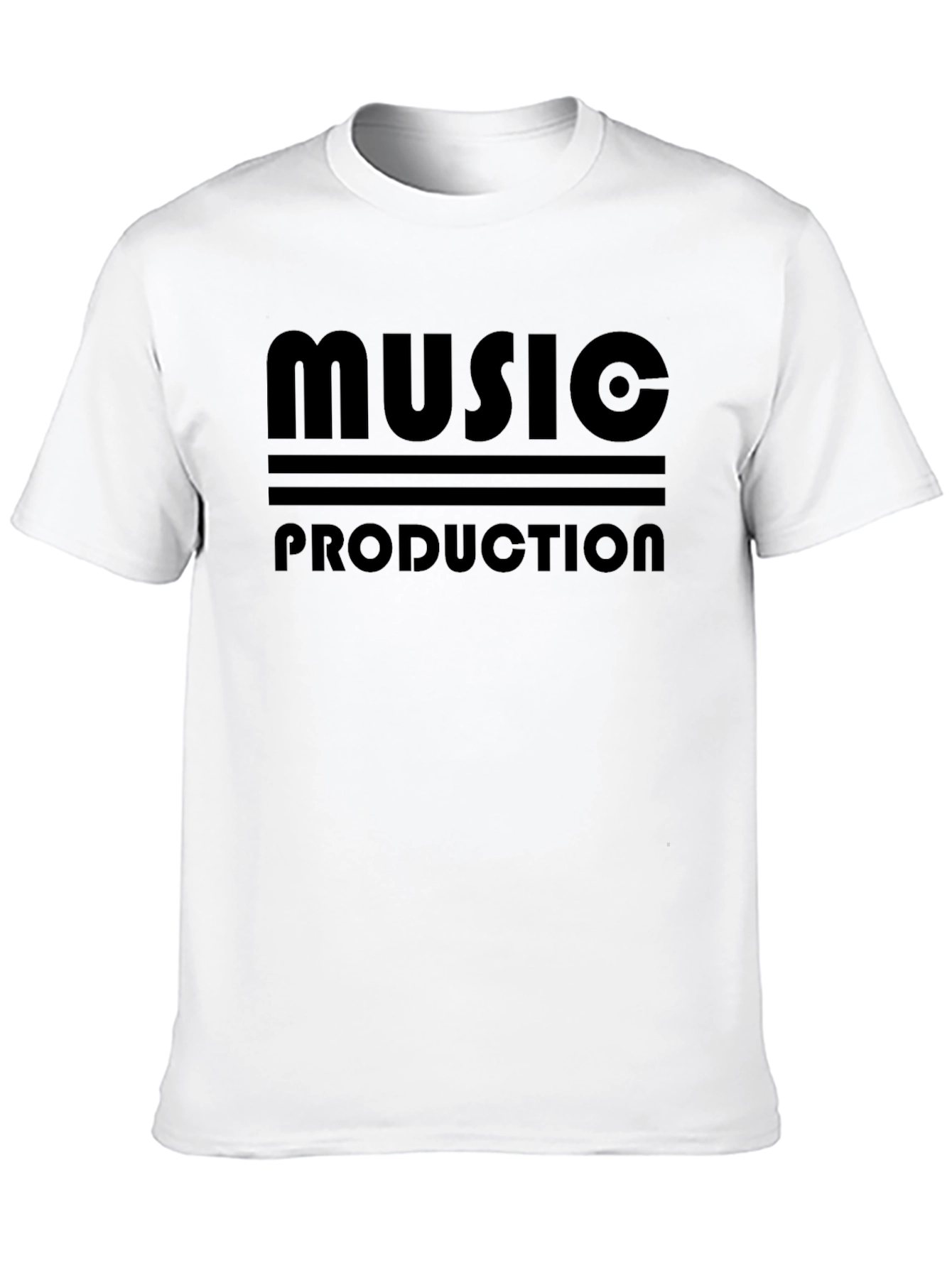 Music Production Black Graphic T-Shirt