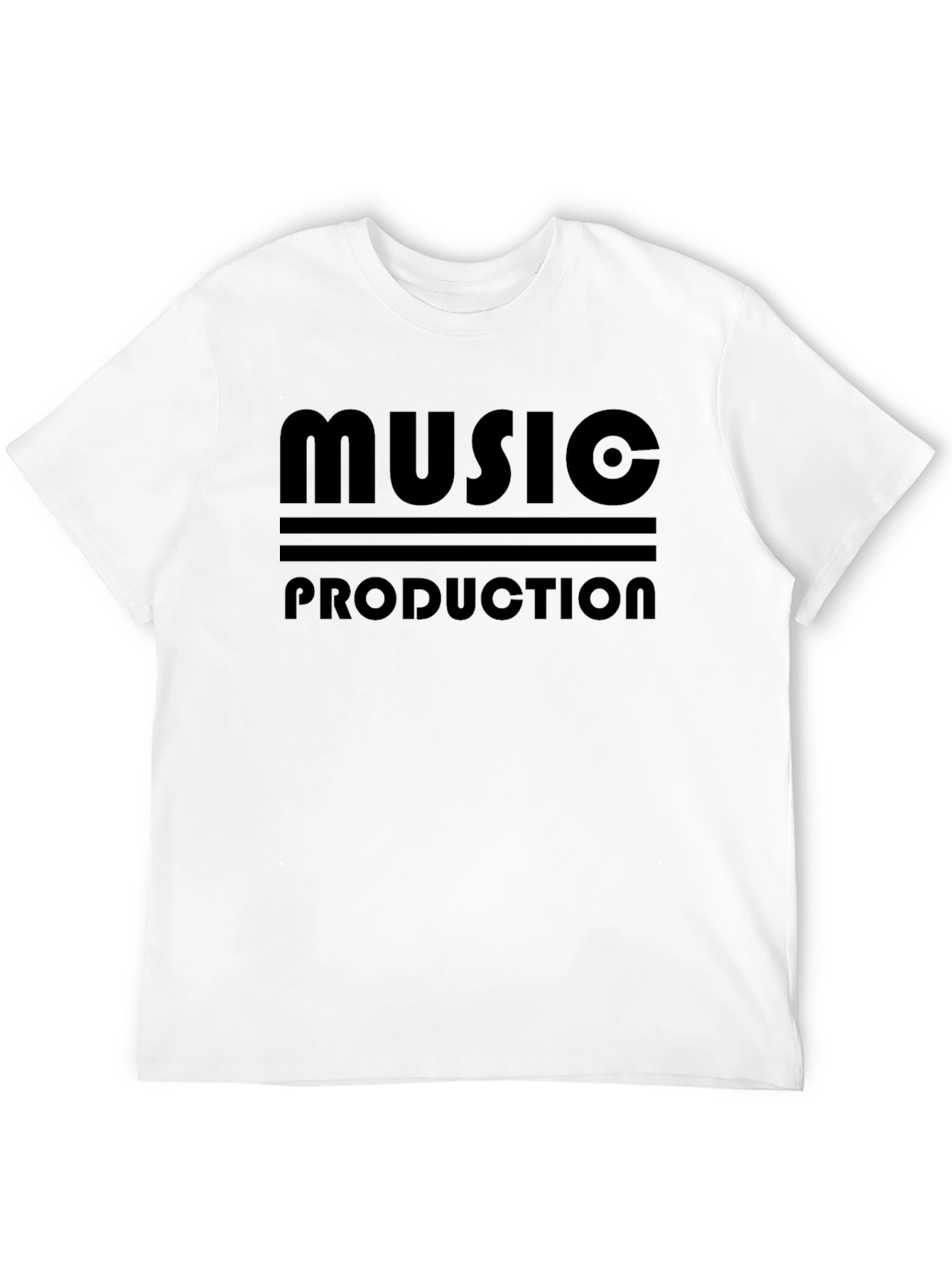 Music Production Black Graphic T-Shirt