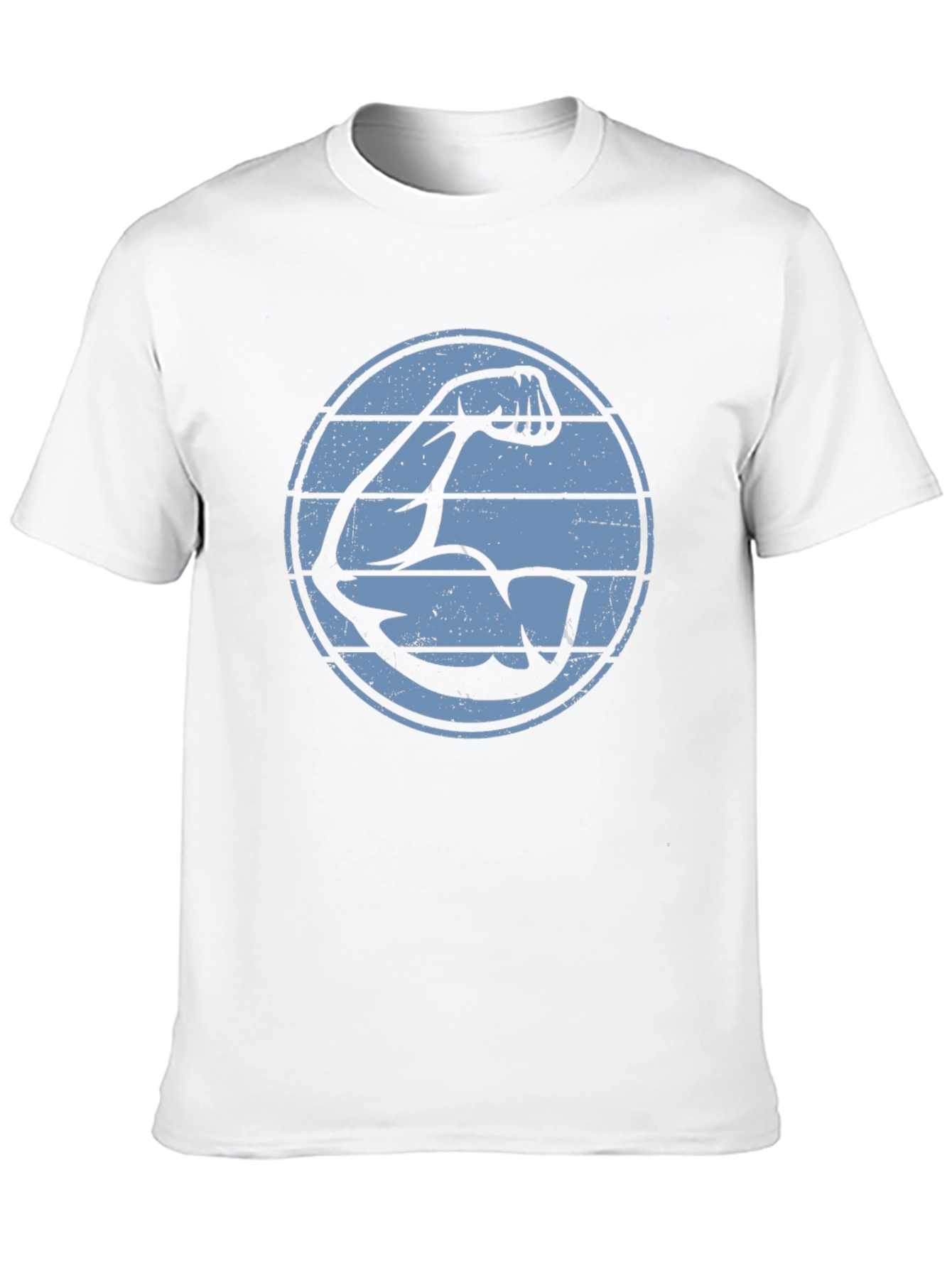 Muscle Arm Graphic T-Shirt - Black