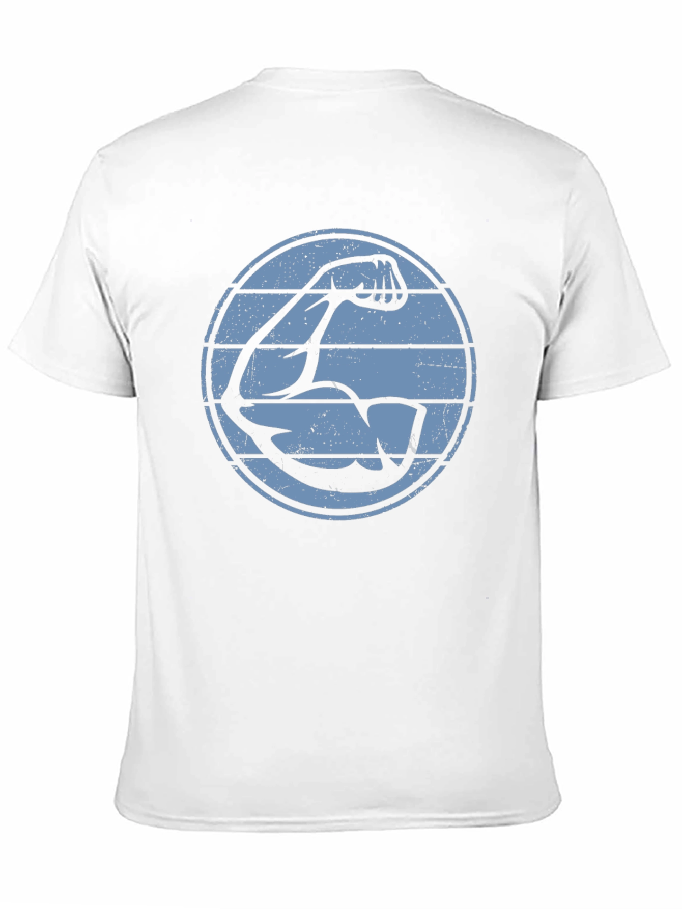 Muscle Arm Graphic T-Shirt - Black