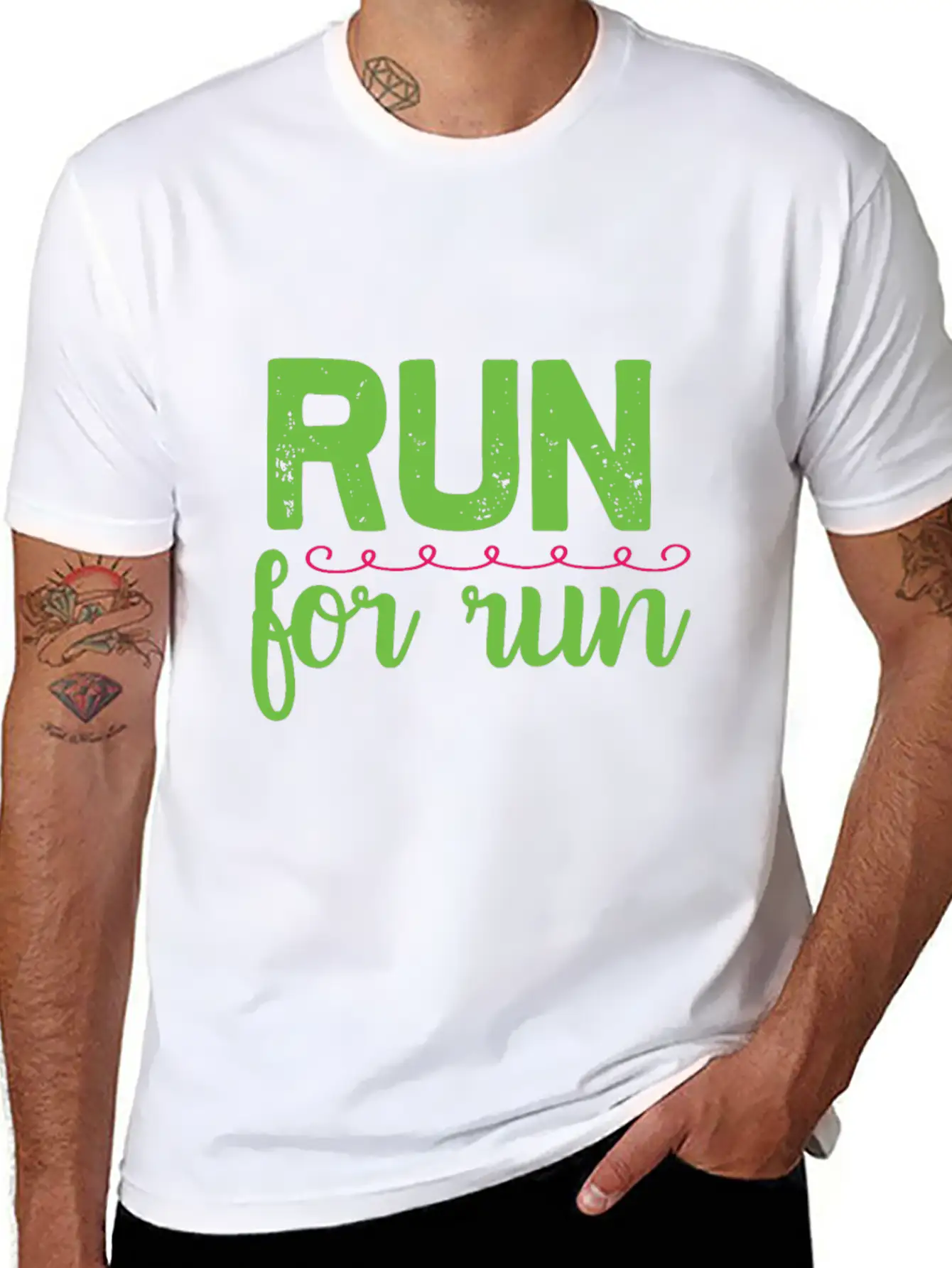 Run For Run Basic Graphic T-Shirt – Daily Comfort In Soft Cotton