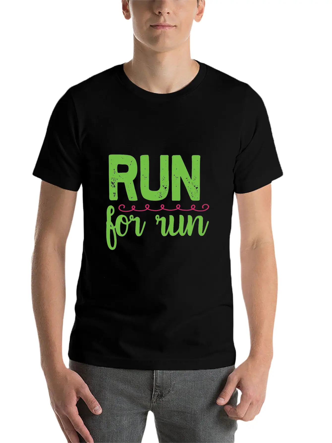 Run For Run Basic Graphic T-Shirt – Daily Comfort In Soft Cotton