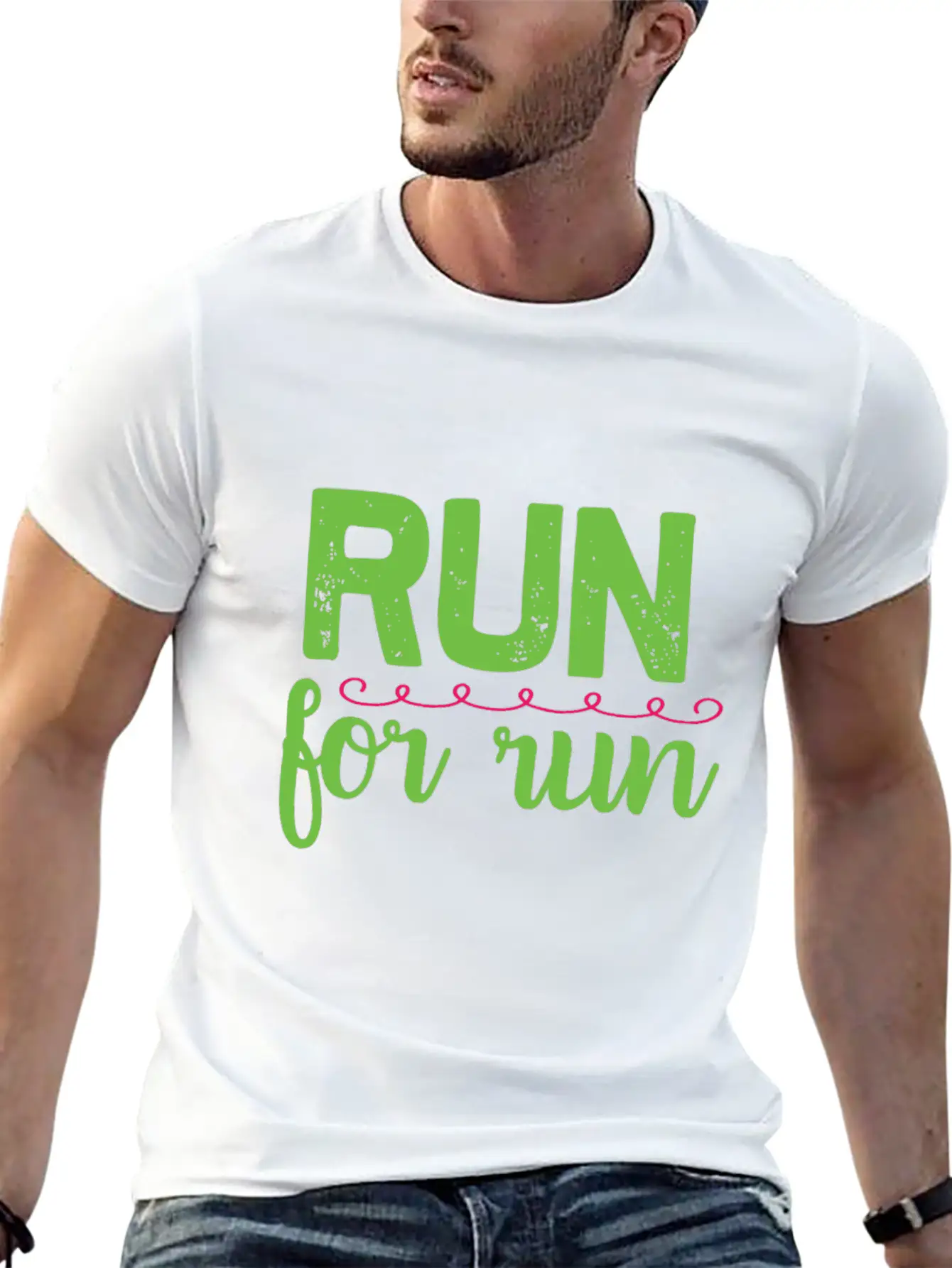 Run For Run Basic Graphic T-Shirt – Daily Comfort In Soft Cotton
