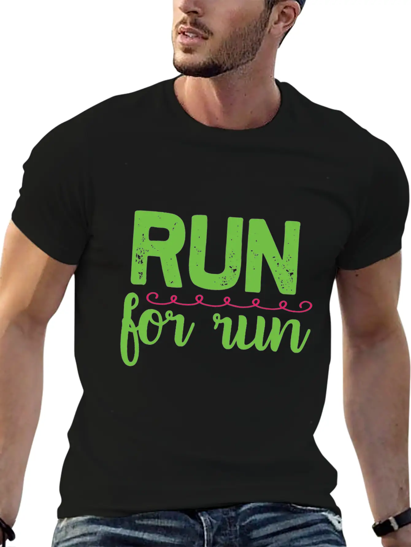 Run For Run Basic Graphic T-Shirt – Daily Comfort In Soft Cotton